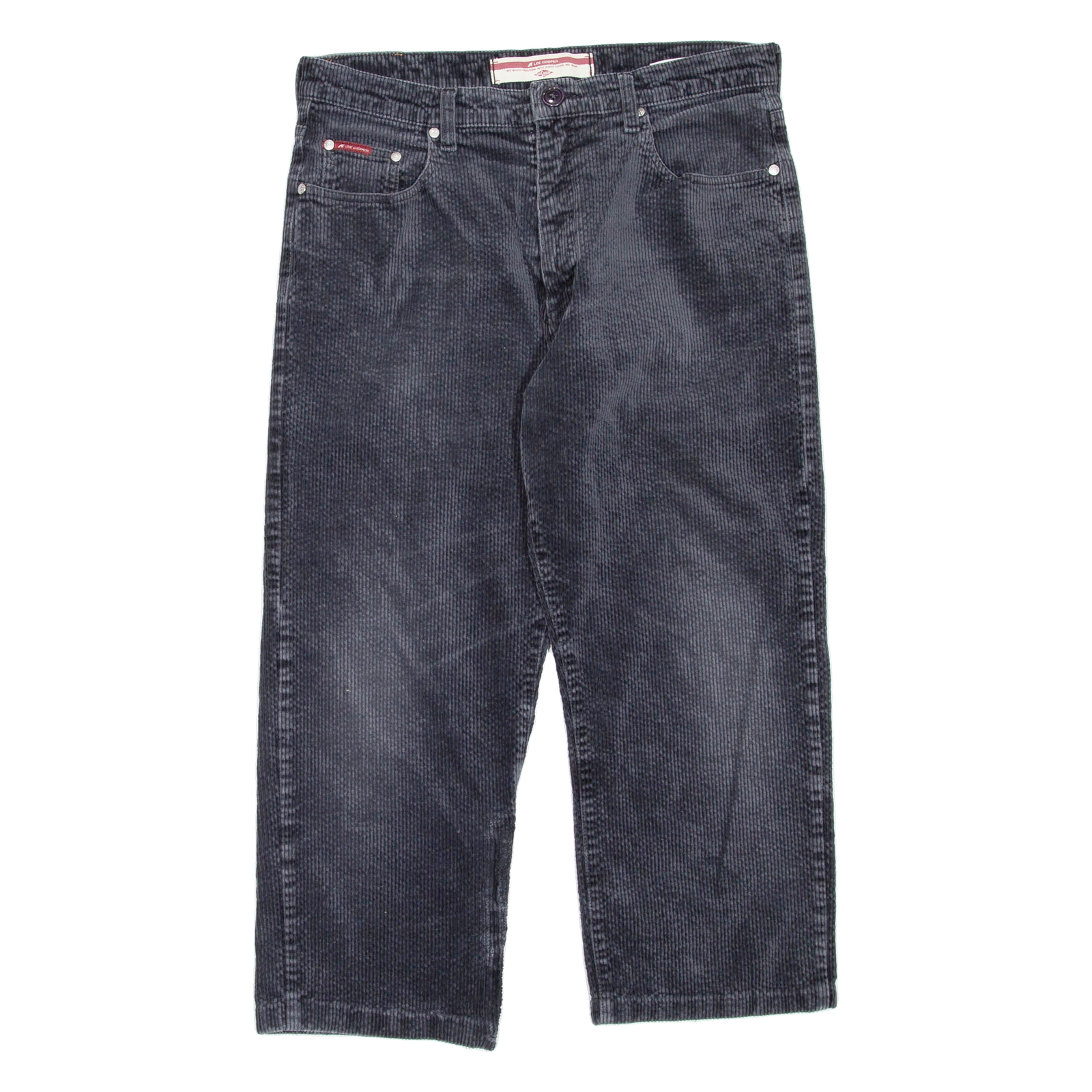 LEE COOPER Womens Corduroy Trousers Grey Regular Straight W32 L23 Refurbished - N/A refurbished available on Cerqular