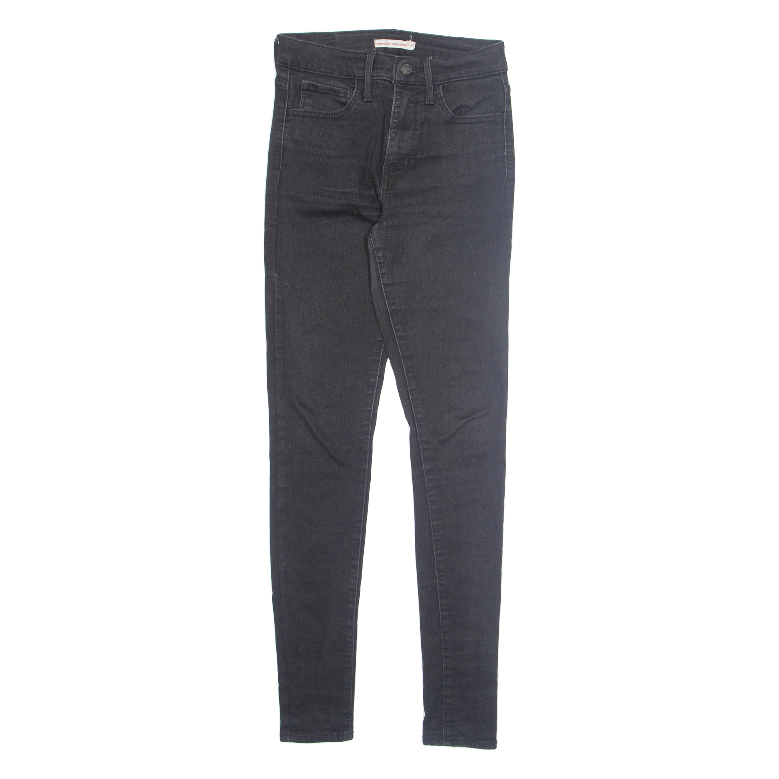 LEVI'S 720 Womens Jeans Black Regular Tapered W27 L32 Refurbished - N/A refurbished available on Cerqular