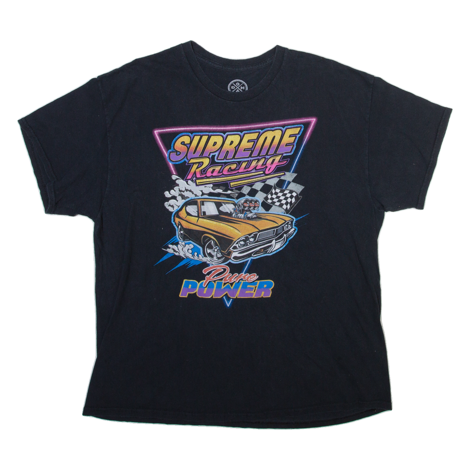 DOM Racing Mens T-Shirt Black XL Refurbished - N/A refurbished available on Cerqular