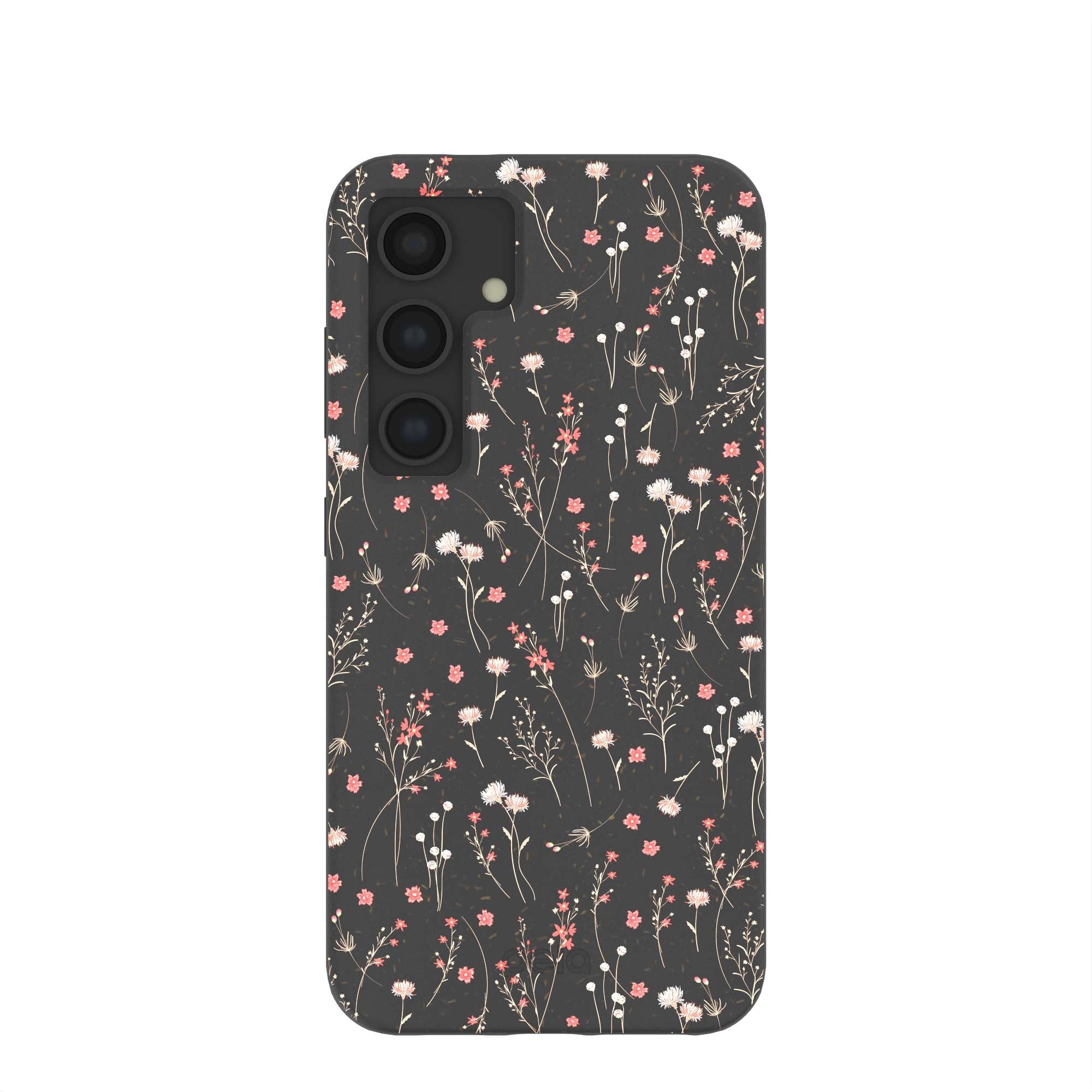 Black Night Garden Samsung Galaxy S24 Case Refurbished - Pela Case refurbished available on Cerqular