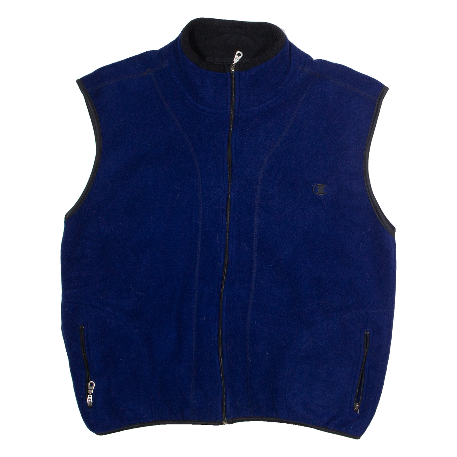 CHAMPION Mens Fleece Gilet Blue L Refurbished - N/A refurbished available on Cerqular