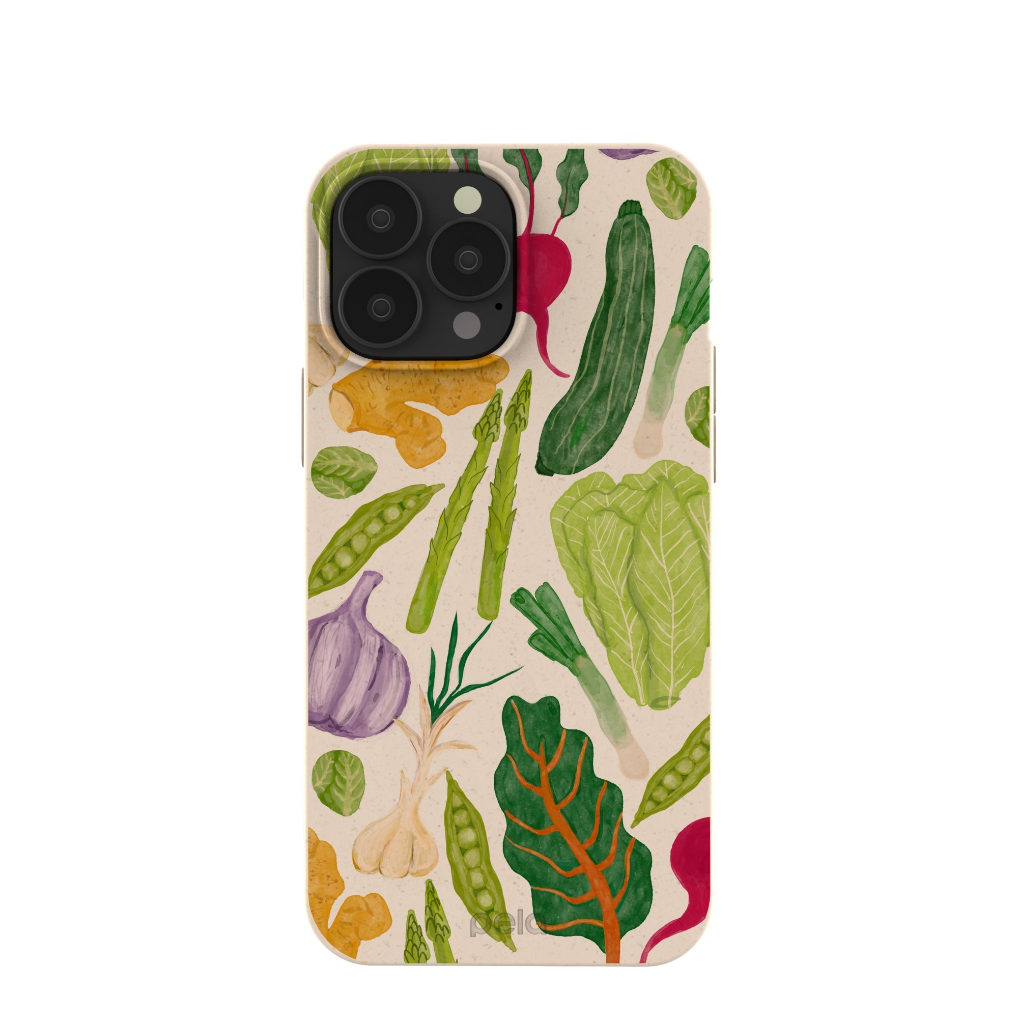 Seashell Veggie Patch iPhone 13 Pro Max Case Refurbished - Pela Case refurbished available on Cerqular