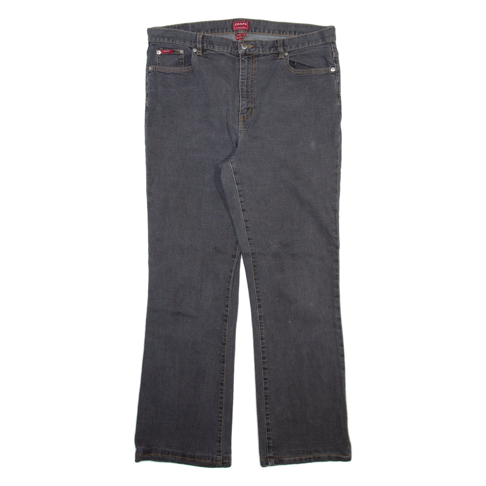 CHAPS Womens Jeans Grey Regular Bootcut W34 L29 Refurbished - N/A refurbished available on Cerqular