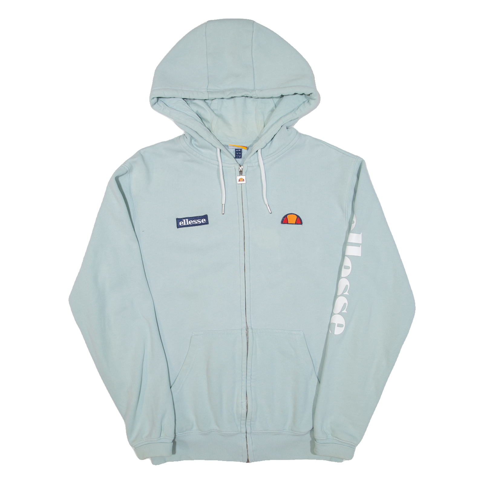 ELLESSE Womens Blue Hoodie Full Zip UK 10 Refurbished - N/A refurbished available on Cerqular