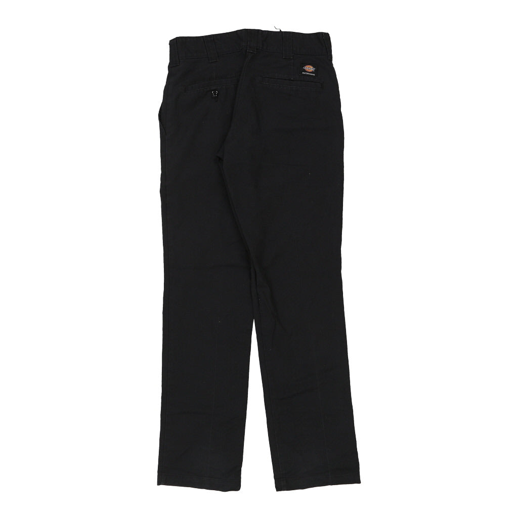 Dickies Trousers - 28W UK 8 Black Polyester Blend Refurbished - Thrifted (note: this is a term often used to describe second- refurbished available on Cerqular