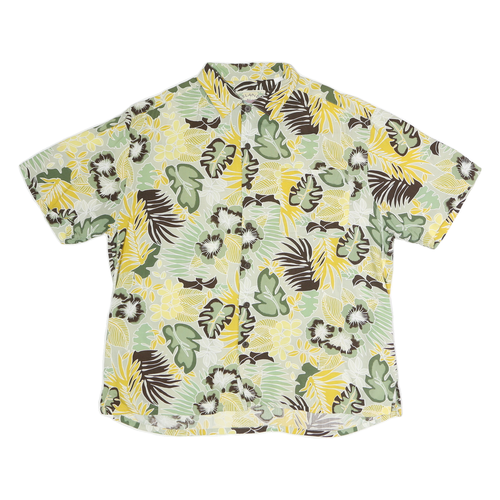 Buy ISLAND FEVER Mens Green Yellow Cotton Hawaiian Shirt M Summer Tropical Relaxed Refurbished - $16.89 ISLAND FEVER Mens Green Yellow Cotton Hawaiian Shirt M Summer Tropical Relaxed Refurbished - N/A refurbished available on Cerqular