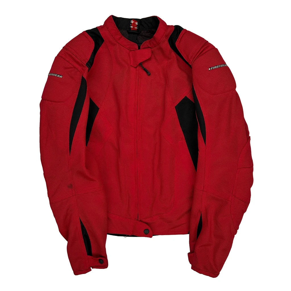 Unbranded Jacket - XL Red Polyester Refurbished - Thrifted (note: this is a term often used to describe second- refurbished available on Cerqular