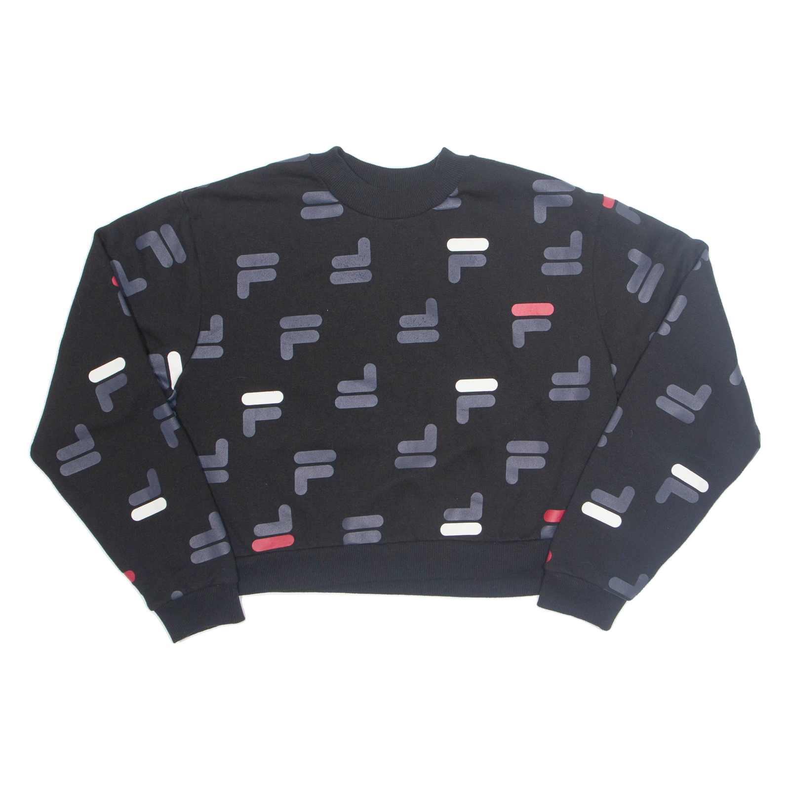 FILA Cropped Womens Sweatshirt Black XL Refurbished - N/A refurbished available on Cerqular