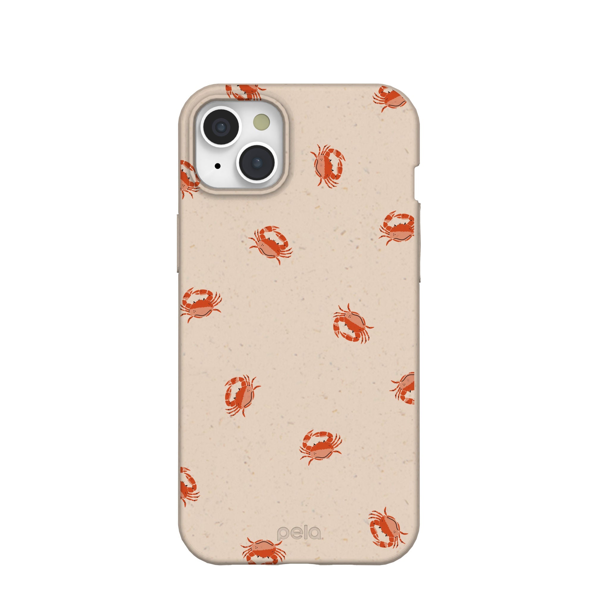 Seashell Lil Crabby iPhone 15 Plus Case Refurbished - Pela Case refurbished available on Cerqular