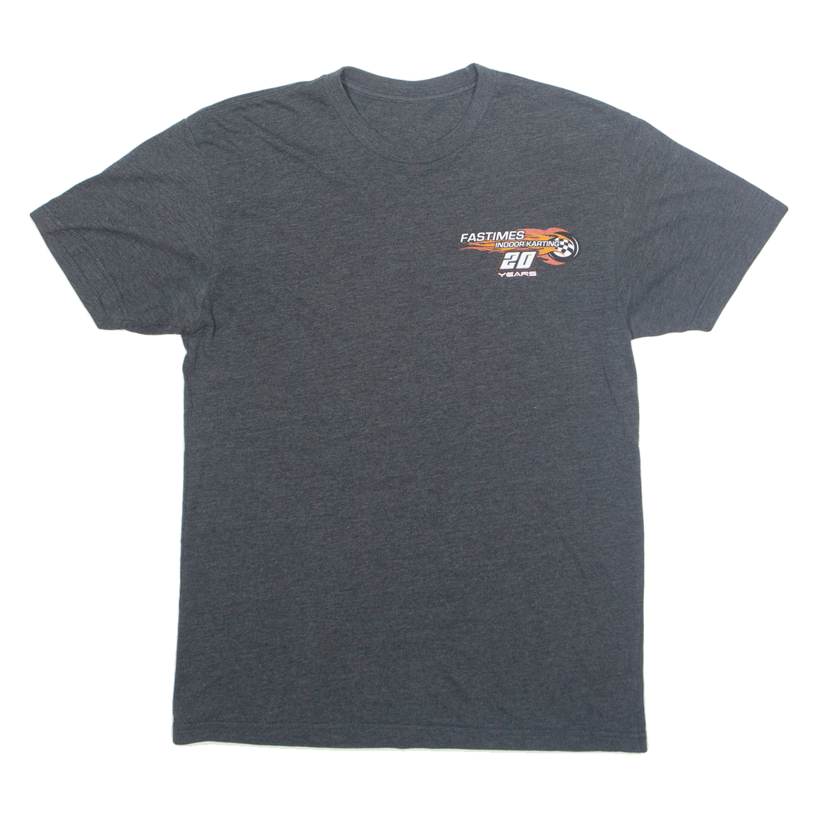 Fastimes Indoor Karting Mens T-Shirt Grey S Refurbished - N/A refurbished available on Cerqular