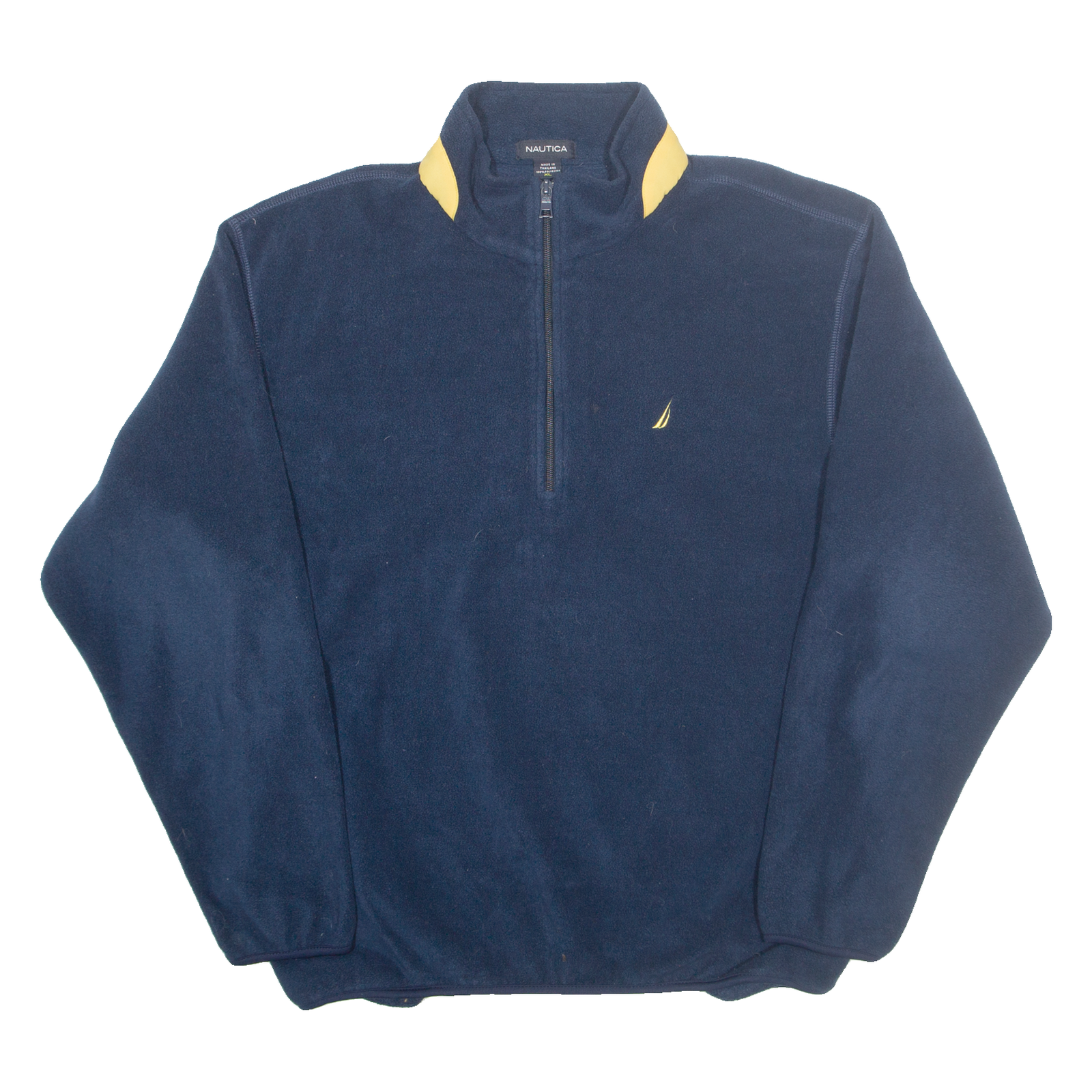 NAUTICA Mens Fleece Blue 1/4 Zip XL Refurbished - N/A refurbished available on Cerqular