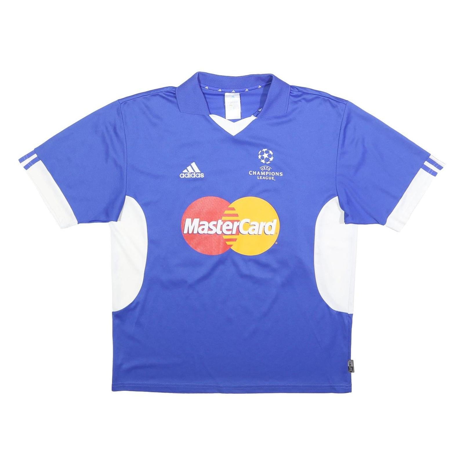 ADIDAS Mens Blue & White UEFA Champions League Football Shirt M Short Sleeve Refurbished - N/A refurbished available on Cerqular
