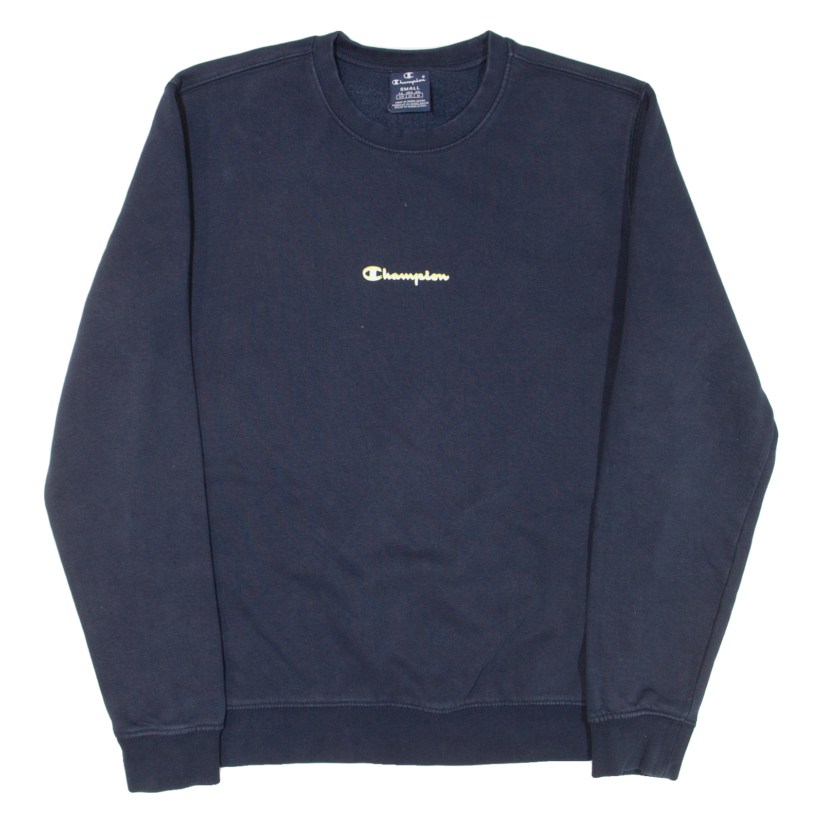 CHAMPION Mens Sweatshirt Blue S Refurbished - N/A refurbished available on Cerqular