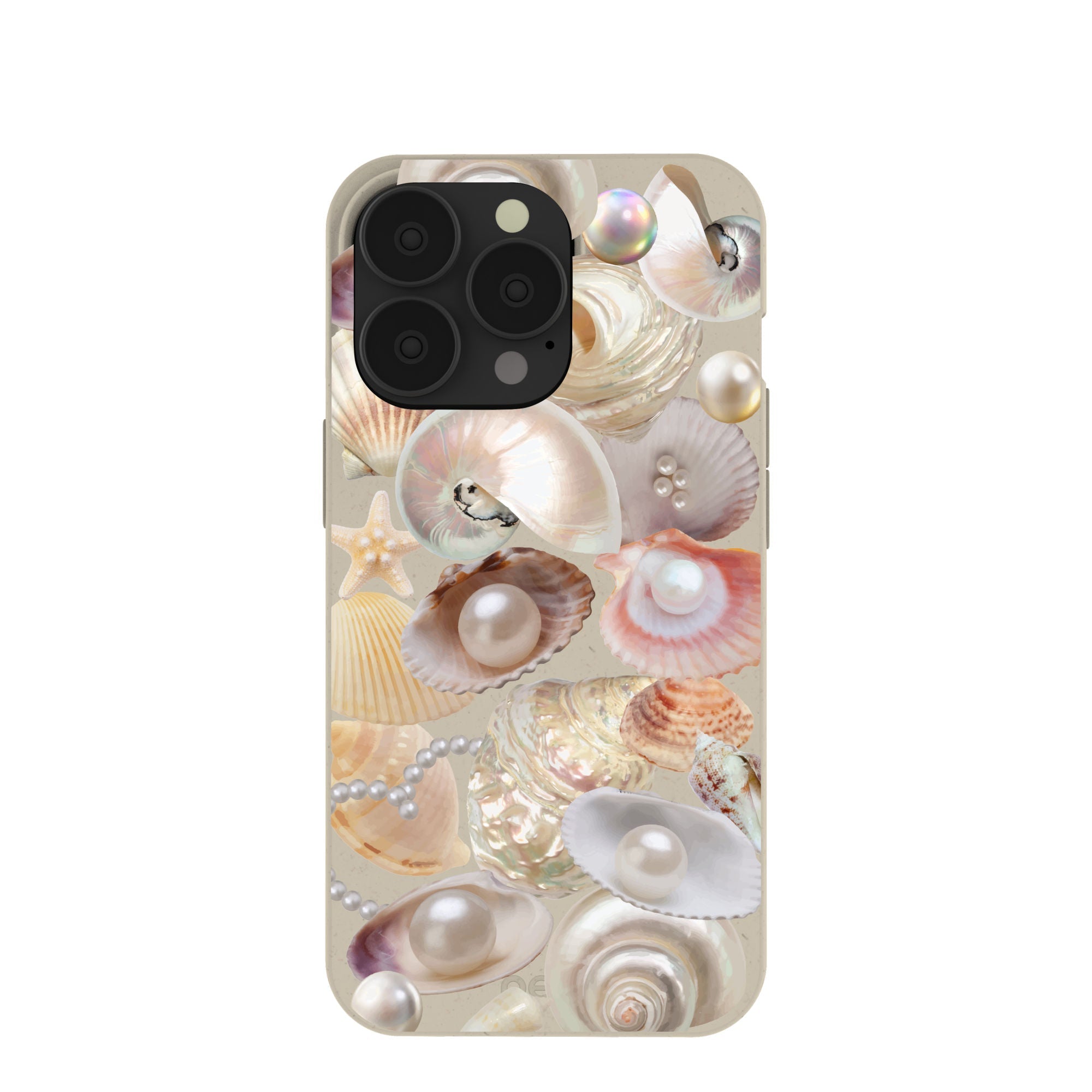 London Fog Sea Gems iPhone 13 Pro Case Refurbished - Pela Case refurbished available on Cerqular