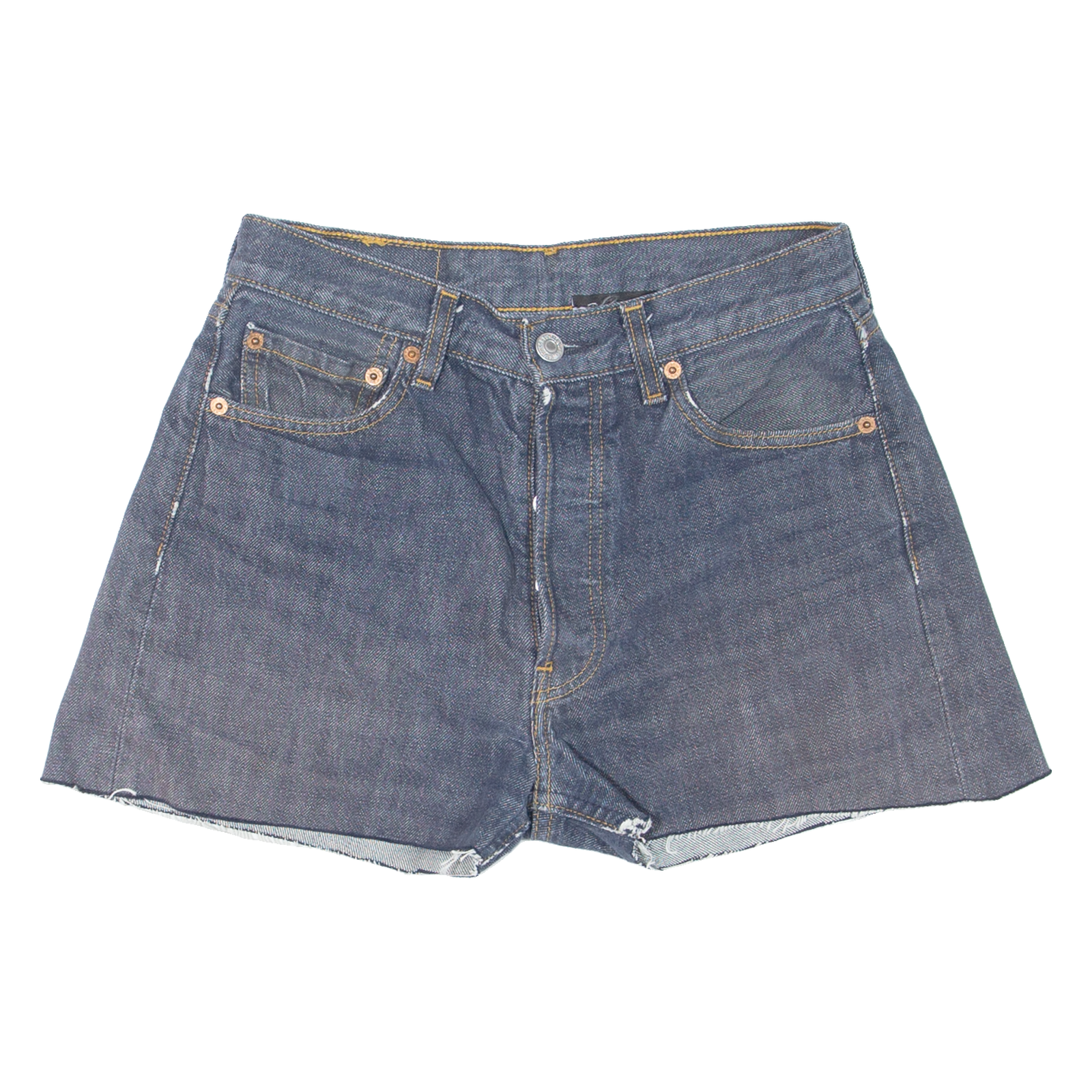 LEVI'S 501 Cut-Off Womens Denim Shorts Blue M W29 Refurbished - N/A refurbished available on Cerqular