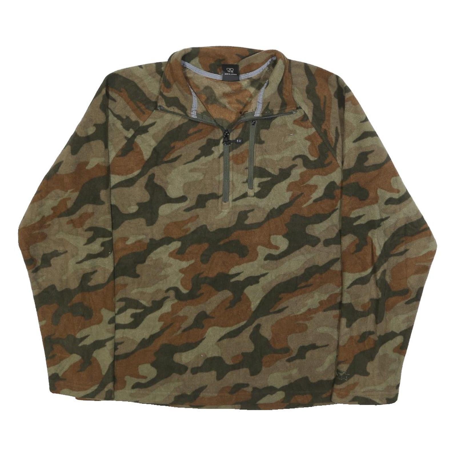 Buy STARTER Mens Green & Brown Camouflage Patterned Jumper 1/4 Zip Polyester M Refurbished - $50.69 STARTER Mens Green & Brown Camouflage Patterned Jumper 1/4 Zip Polyester M Refurbished - N/A refurbished available on Cerqular