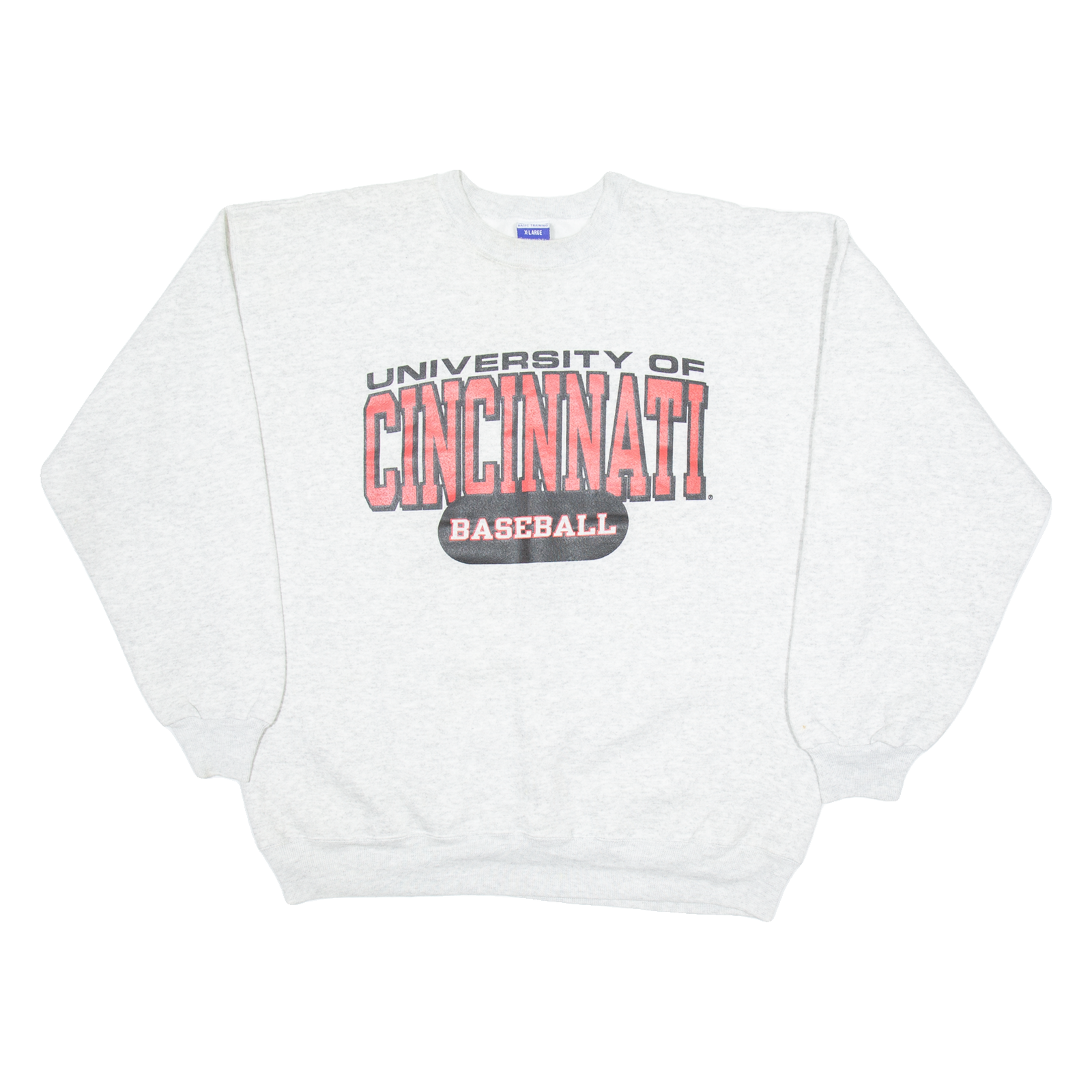 CHAMPION University Of Cincinnati Baseball Mens Sweatshirt Grey USA XL Refurbished - N/A refurbished available on Cerqular