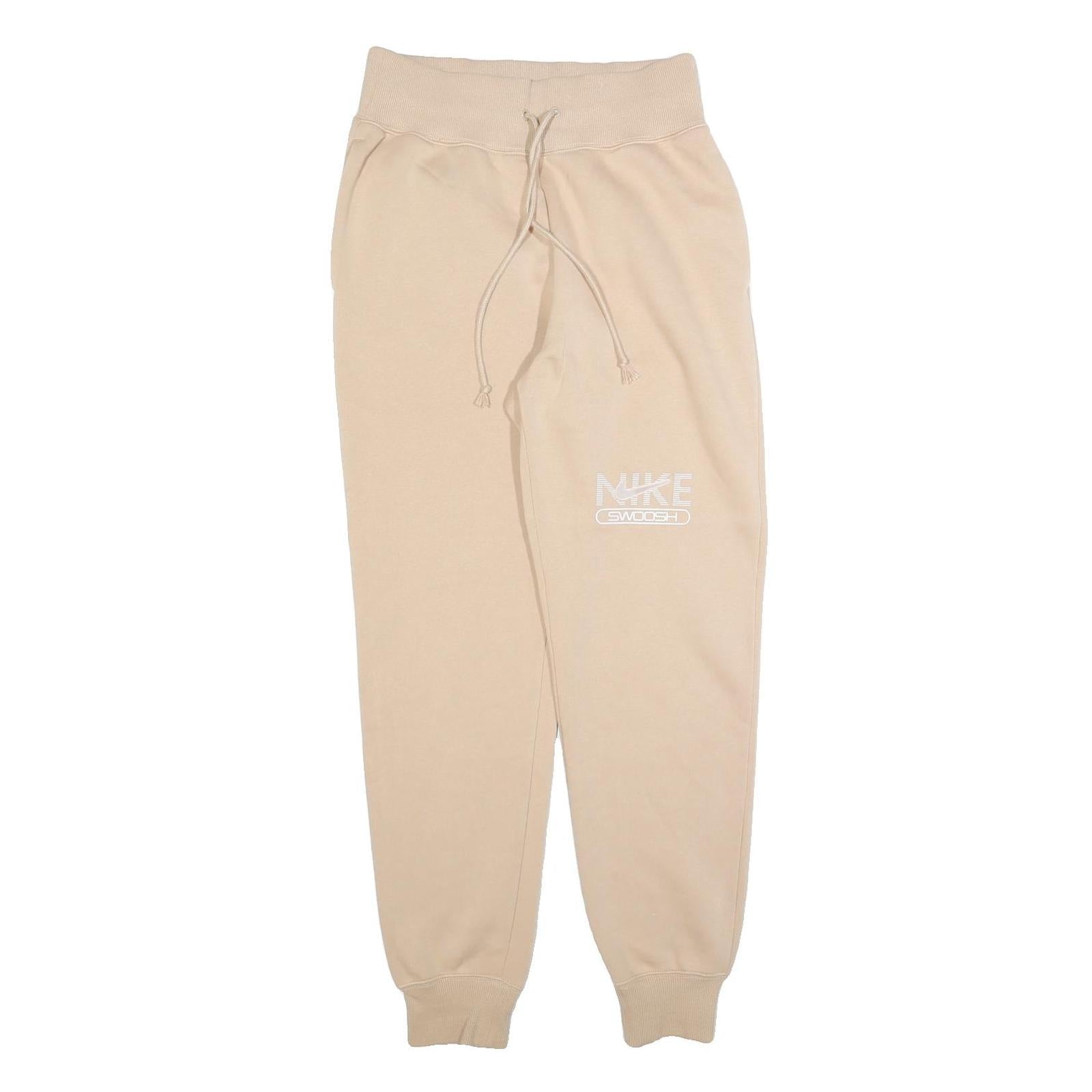 NIKE Womens Joggers Beige S W26 L30 Slim Tapered Cotton Blend Casual Comfort Refurbished - N/A refurbished available on Cerqular