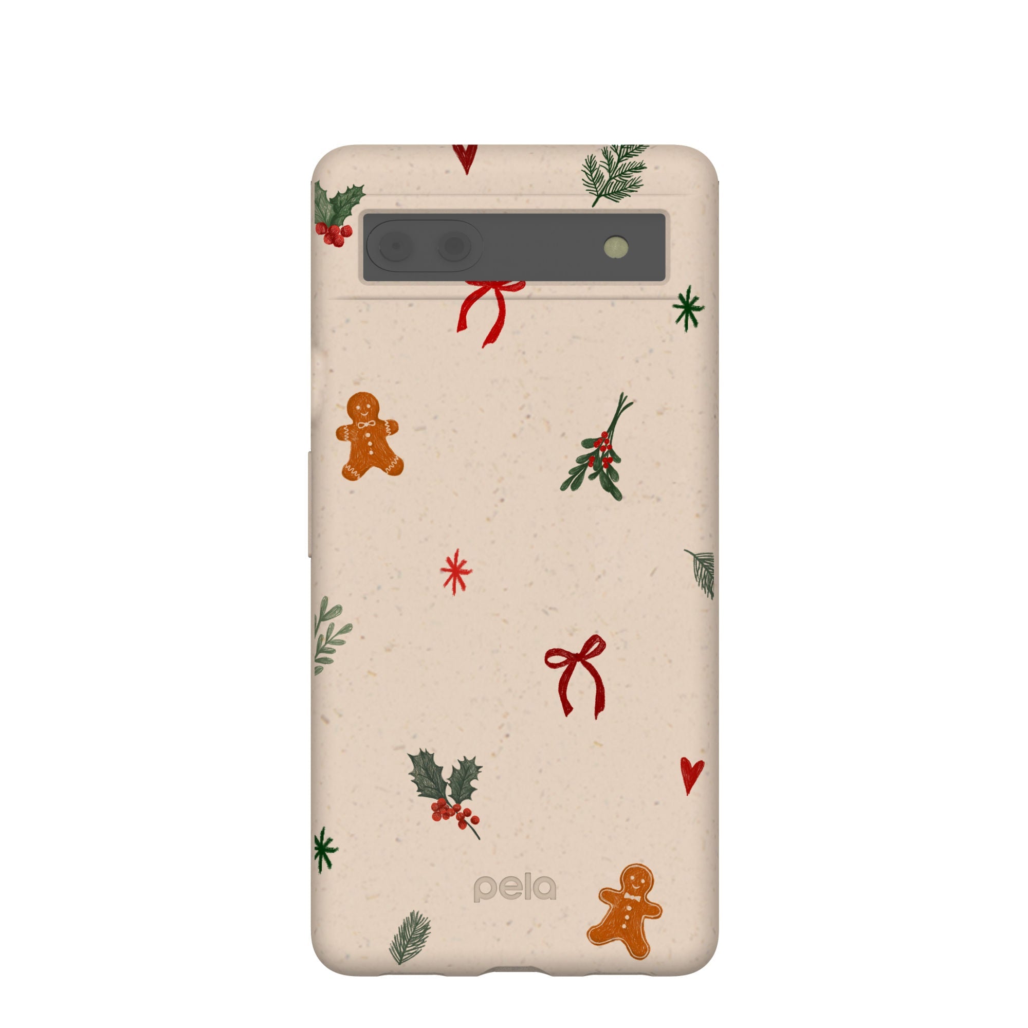 Seashell Be Merry Google Pixel 6a Case Refurbished - Pela Case refurbished available on Cerqular