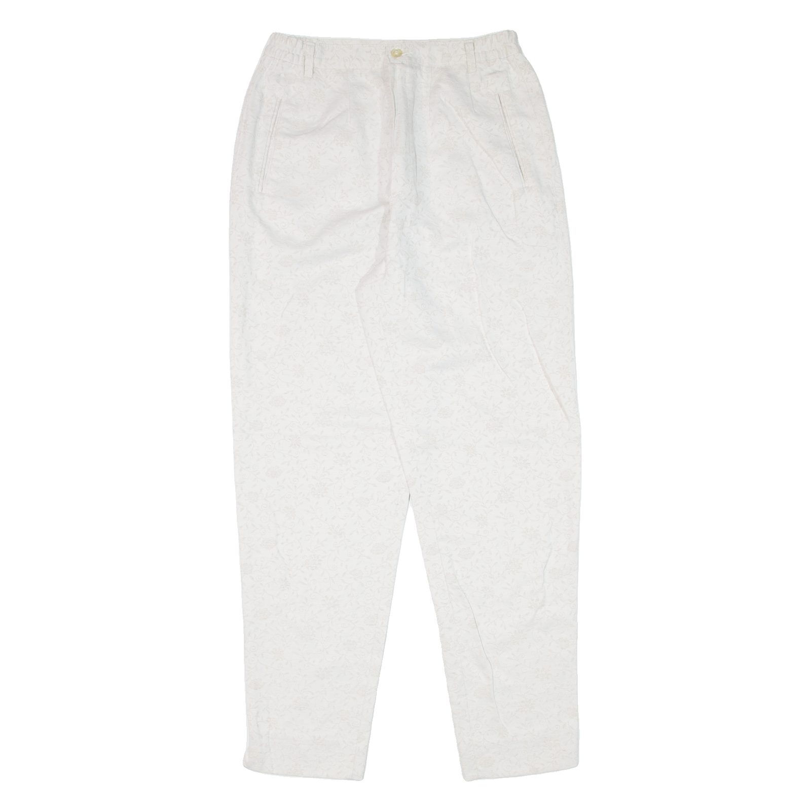 Buy MADIE'S FASHION Floral Womens Trousers White Mom 90s Linen W26 L29 Refurbished - $14.03 MADIE'S FASHION Floral Womens Trousers White Mom 90s Linen W26 L29 Refurbished - N/A refurbished available on Cerqular
