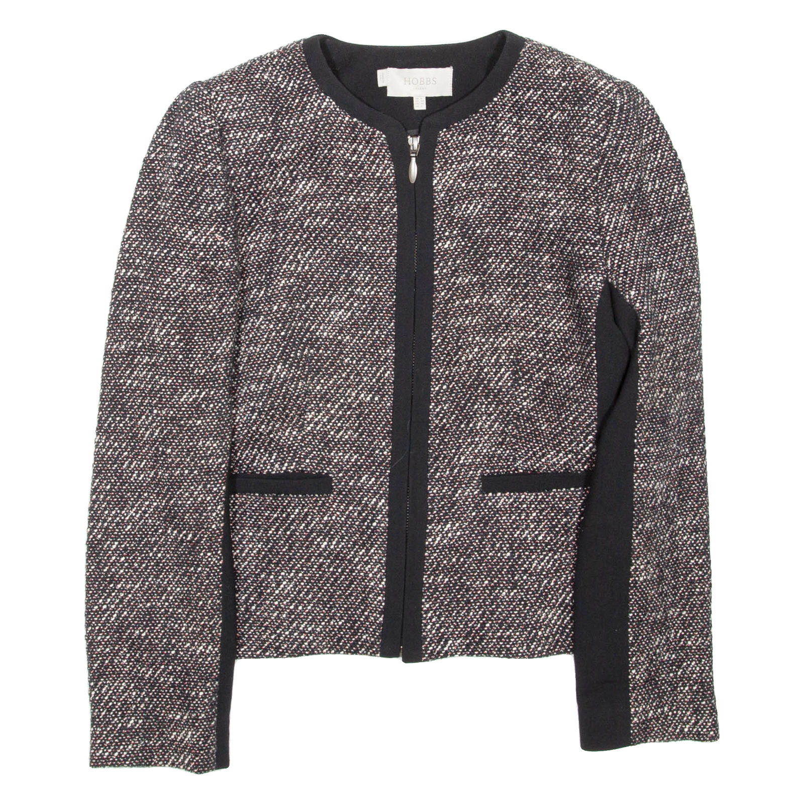 HOBBS Womens Overcoat Coat Black UK 8 Refurbished - N/A refurbished available on Cerqular