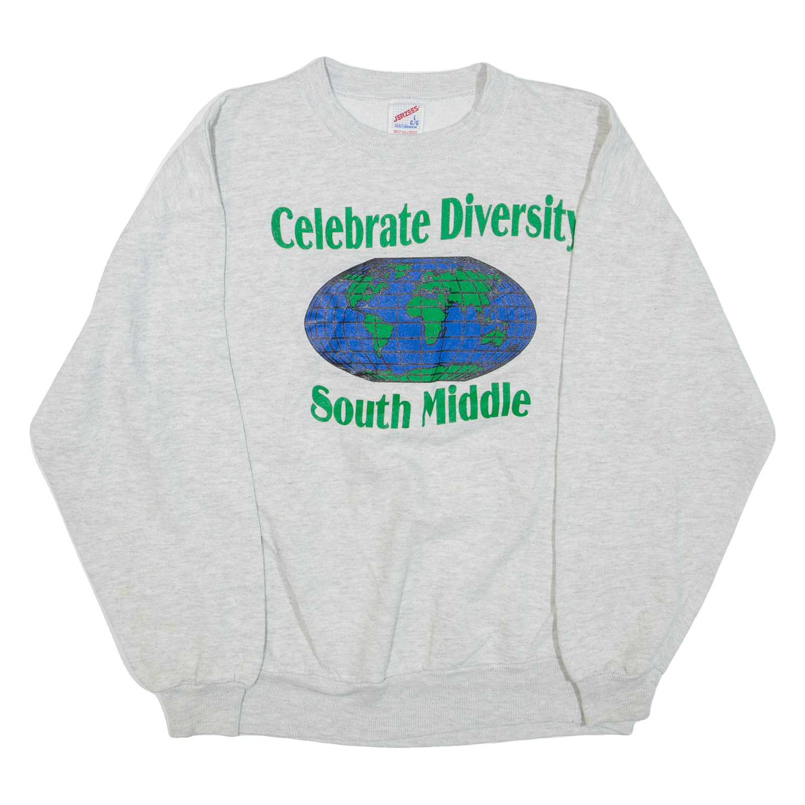 Buy JERZEES Celebrate Diversity Mens Sweatshirt Grey Crew Neck L Refurbished - $31.19 JERZEES Celebrate Diversity Mens Sweatshirt Grey Crew Neck L Refurbished - N/A refurbished available on Cerqular