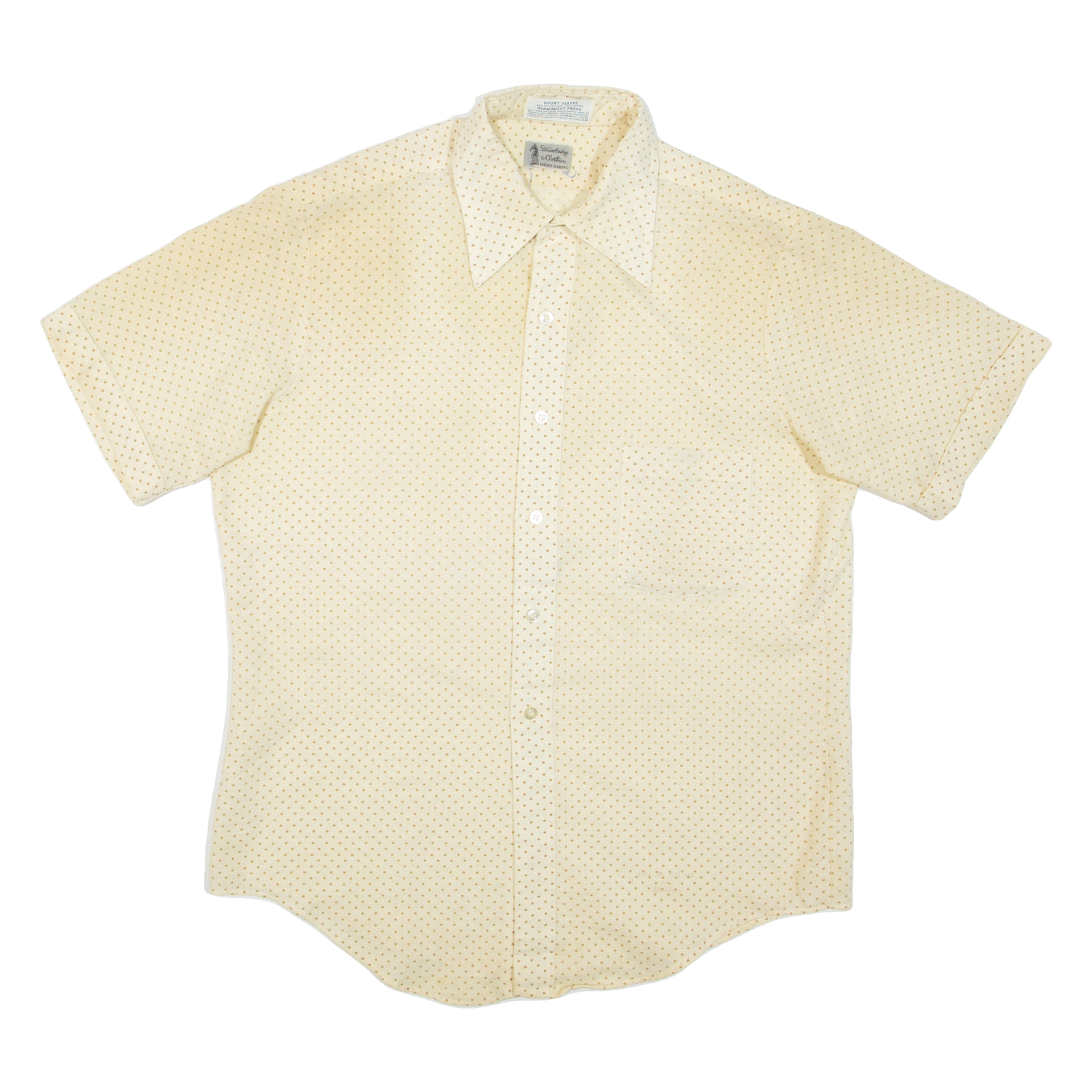 Mens Shirt Yellow Spotted L Refurbished - N/A refurbished available on Cerqular