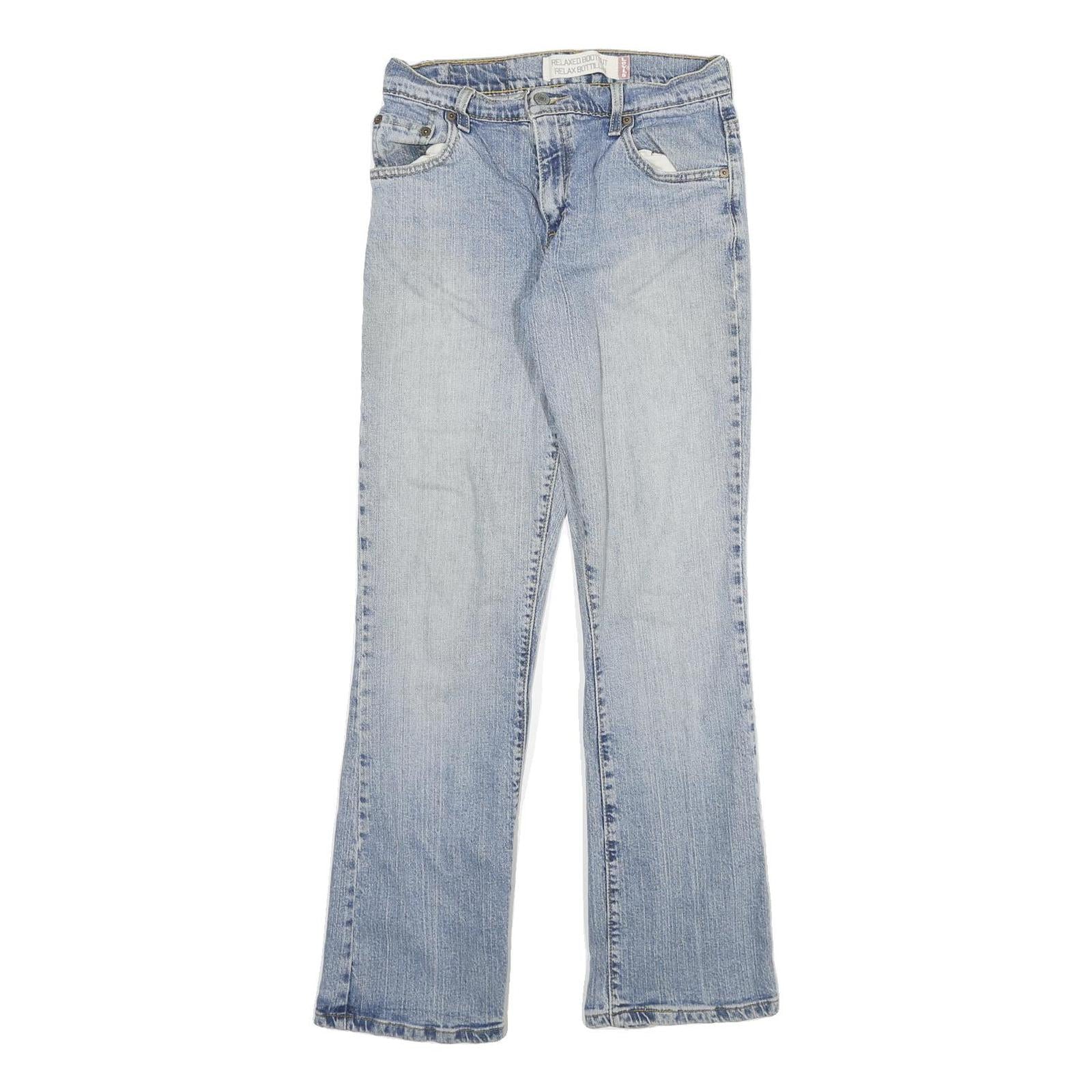 LEVI'S Womens Relaxed Jeans Blue Denim Light W26 L29 Zip Casual Comfort Refurbished - N/A refurbished available on Cerqular