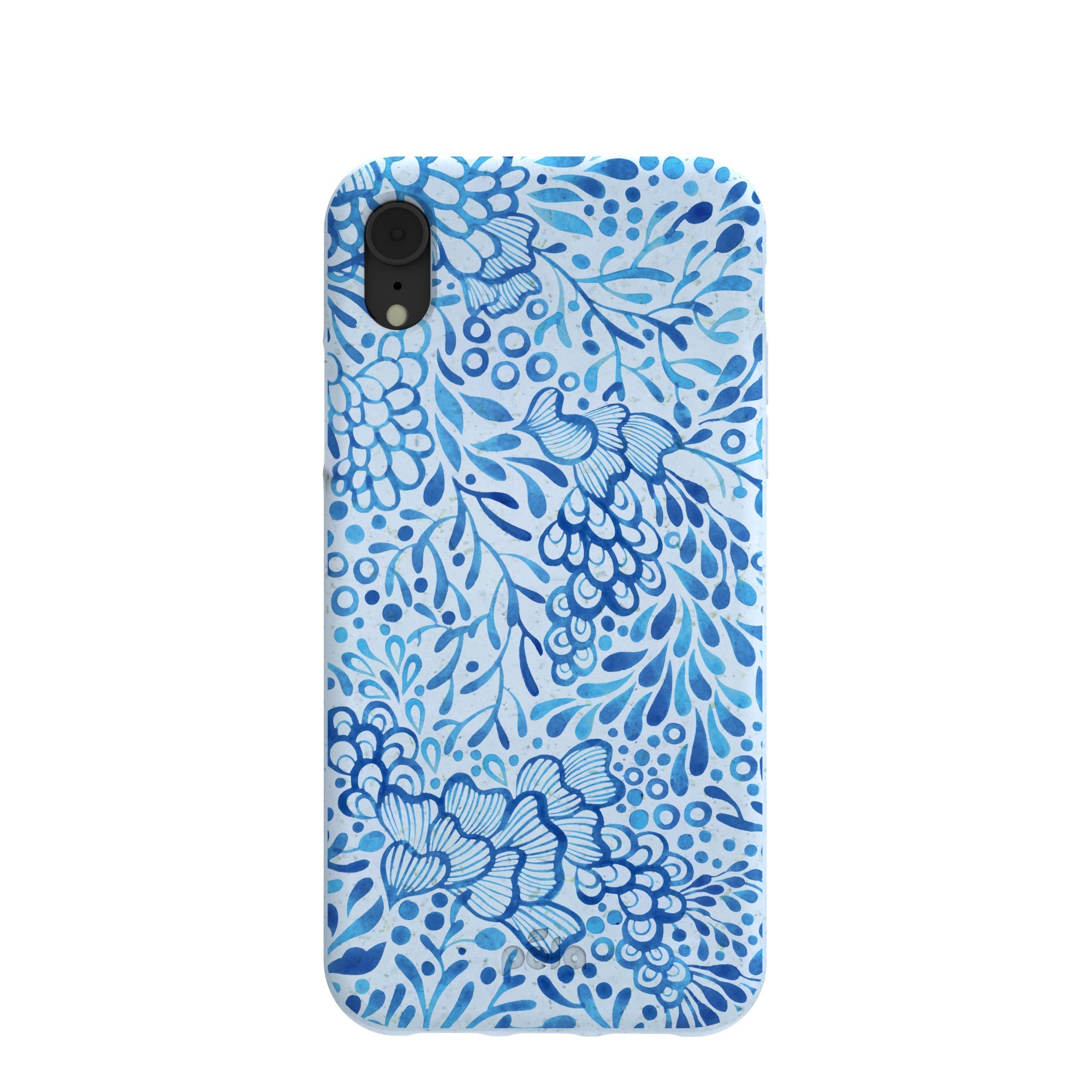 Powder Blue Reef iPhone XR Case Refurbished - Pela Case refurbished available on Cerqular