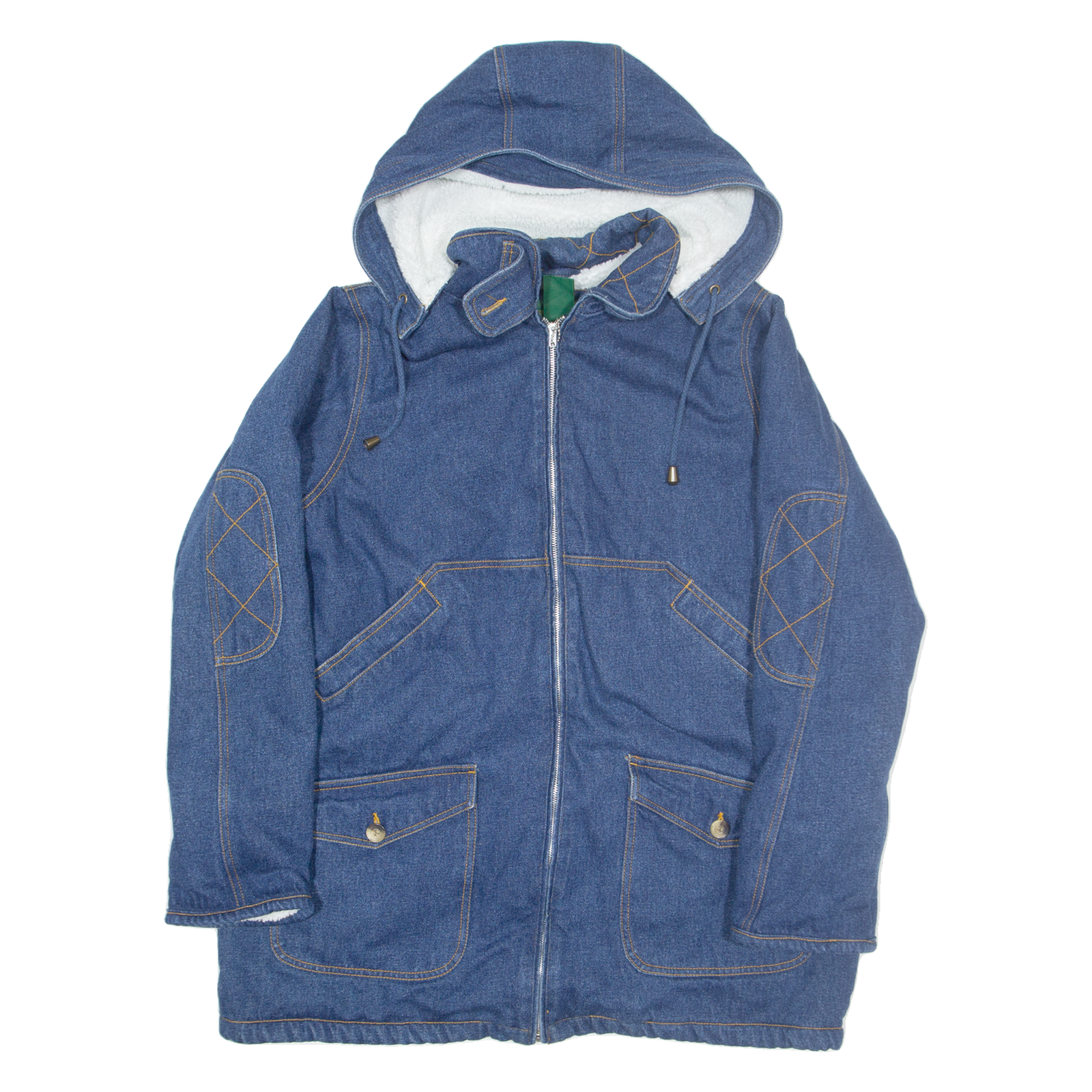 Buy HUNTERS RUN Womens Sherpa Lined Denim Coat Blue Hooded M Refurbished - $54.59 HUNTERS RUN Womens Sherpa Lined Denim Coat Blue Hooded M Refurbished - N/A refurbished available on Cerqular