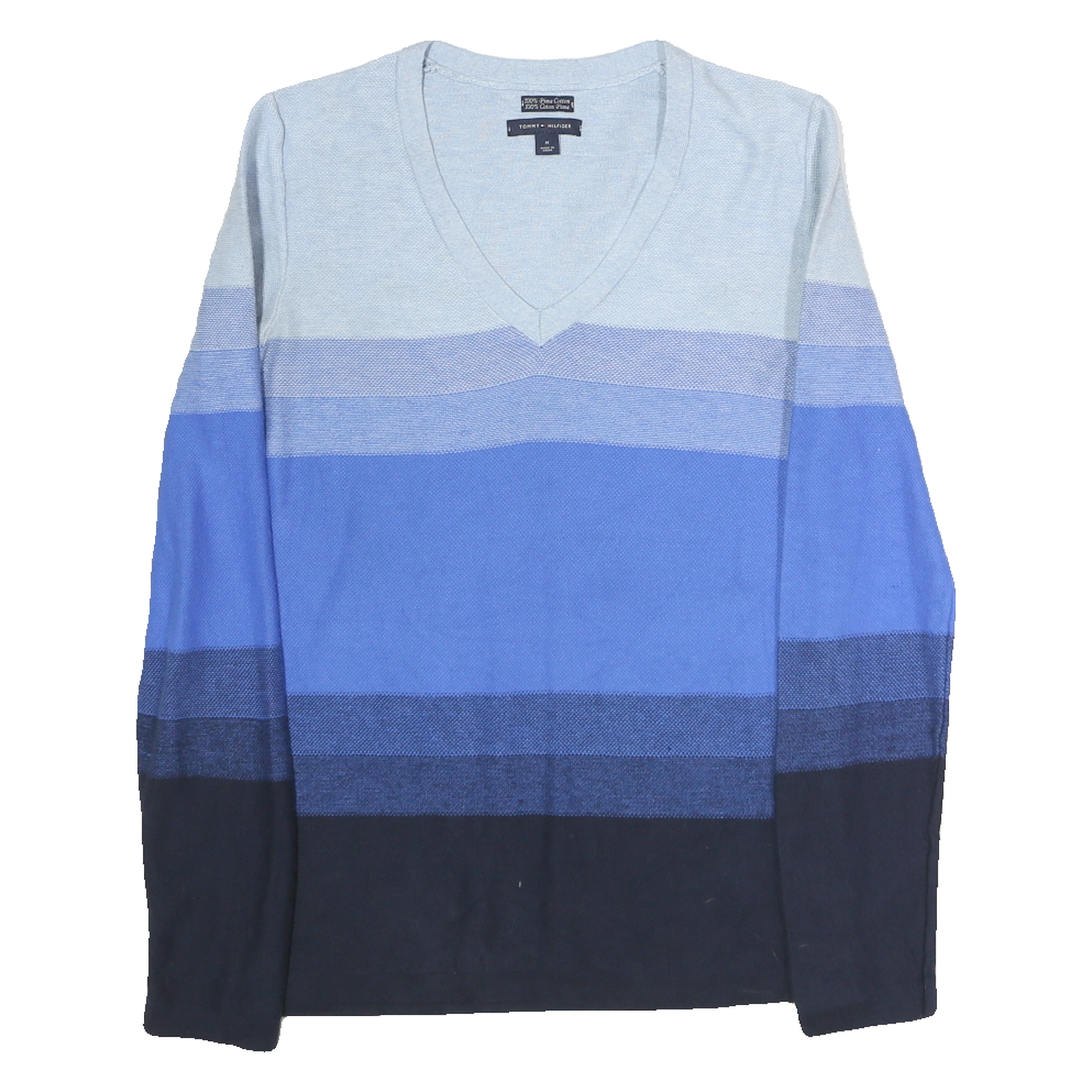 Buy TOMMY HILFIGER Womens Blue & Navy Patterned V-Neck Basic Knit Jumper Size M Refurbished - $42.89 TOMMY HILFIGER Womens Blue & Navy Patterned V-Neck Basic Knit Jumper Size M Refurbished - N/A refurbished available on Cerqular