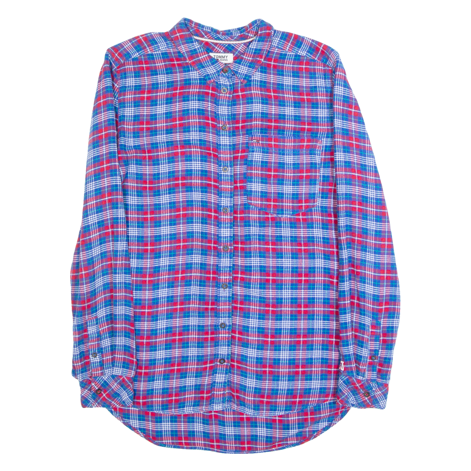 Buy TOMMY HILFIGER JEANS Womens Shirt Blue Plaid Long Sleeve M Refurbished - $17.15 TOMMY HILFIGER JEANS Womens Shirt Blue Plaid Long Sleeve M Refurbished - N/A refurbished available on Cerqular