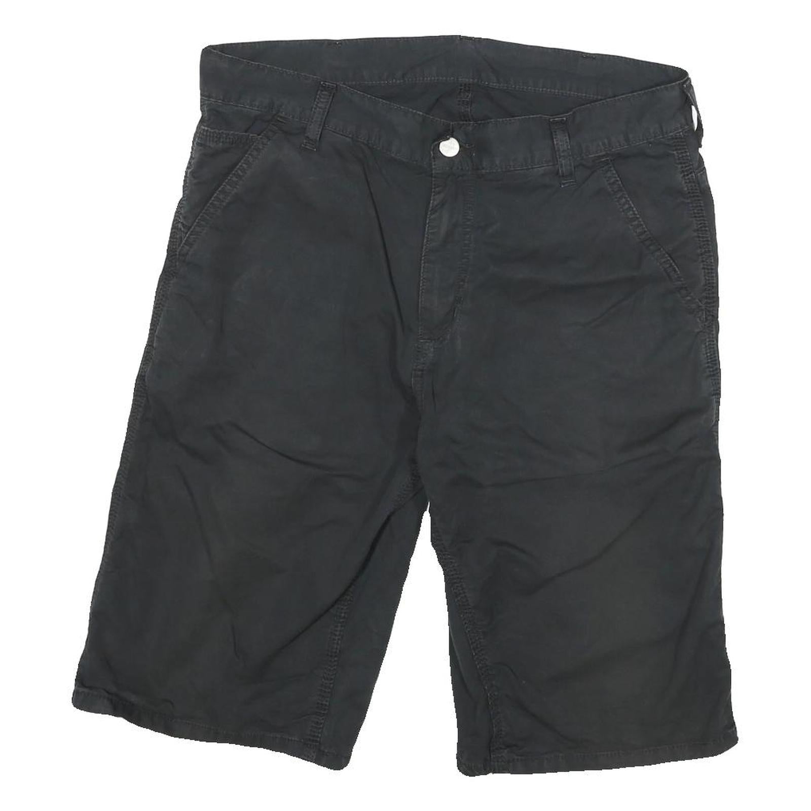 CARHARTT Mens Shorts Black XL W32 Casual Cotton Blend Relaxed Fit Refurbished - N/A refurbished available on Cerqular