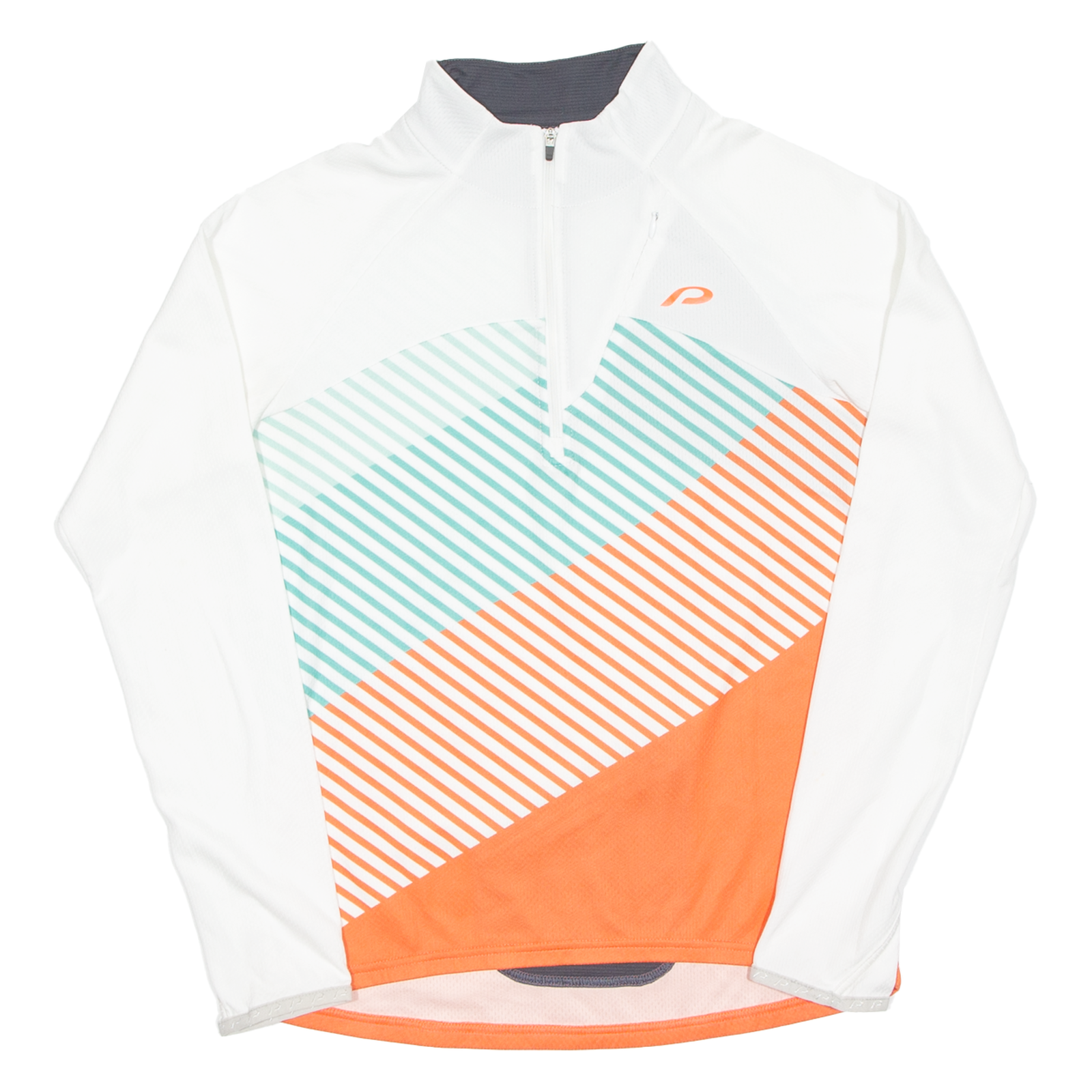 Cycling Womens Jersey Orange Long Sleeve 1/4 Zip M Refurbished - N/A refurbished available on Cerqular