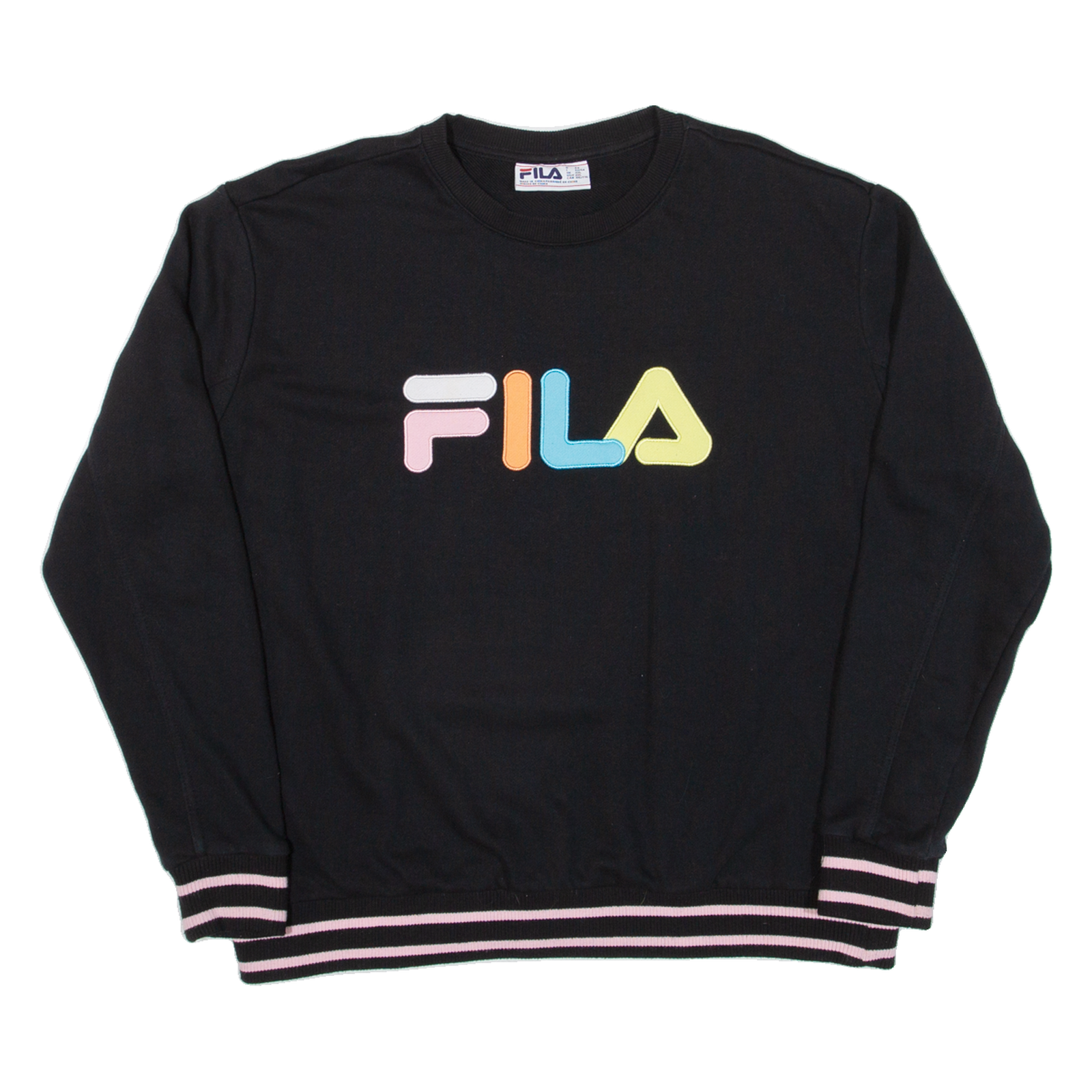 FILA Womens Sweatshirt Black 2XL Refurbished - N/A refurbished available on Cerqular