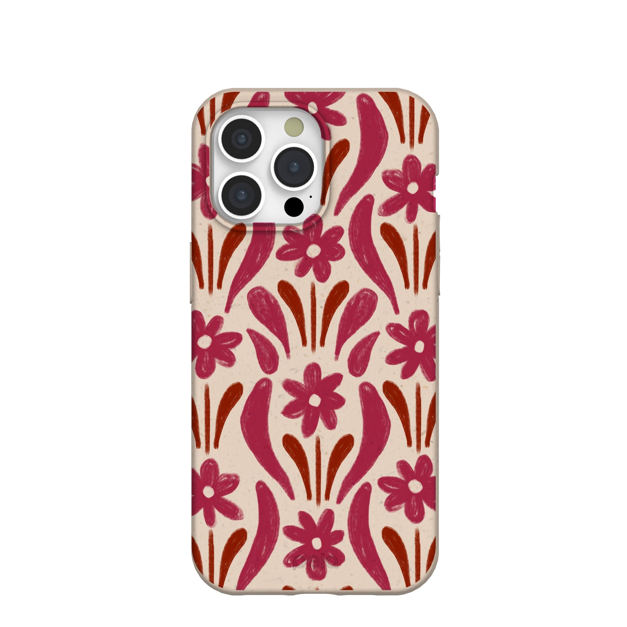 Seashell Flower Stack iPhone 15 Pro Max Case Refurbished - Pela Case refurbished available on Cerqular