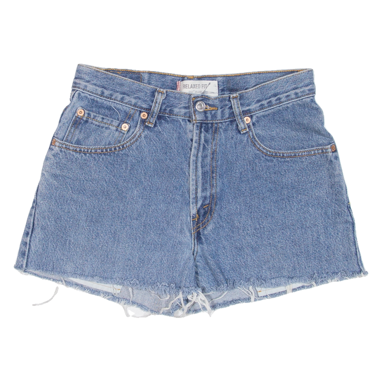 LEVI'S Womens Denim Shorts Blue S W28 Refurbished - N/A refurbished available on Cerqular