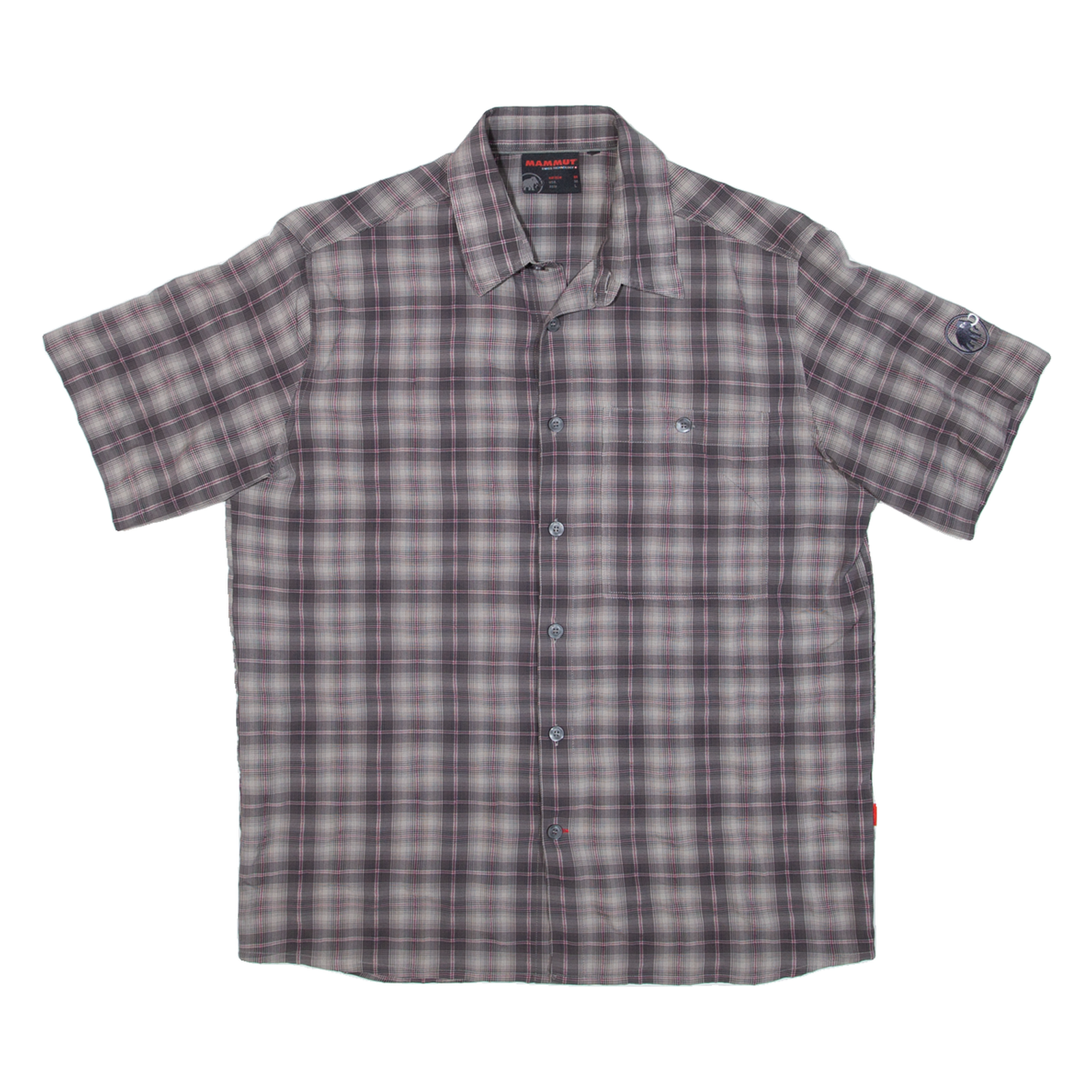 MAMMUT Mens Shirt Black Check M Refurbished - N/A refurbished available on Cerqular