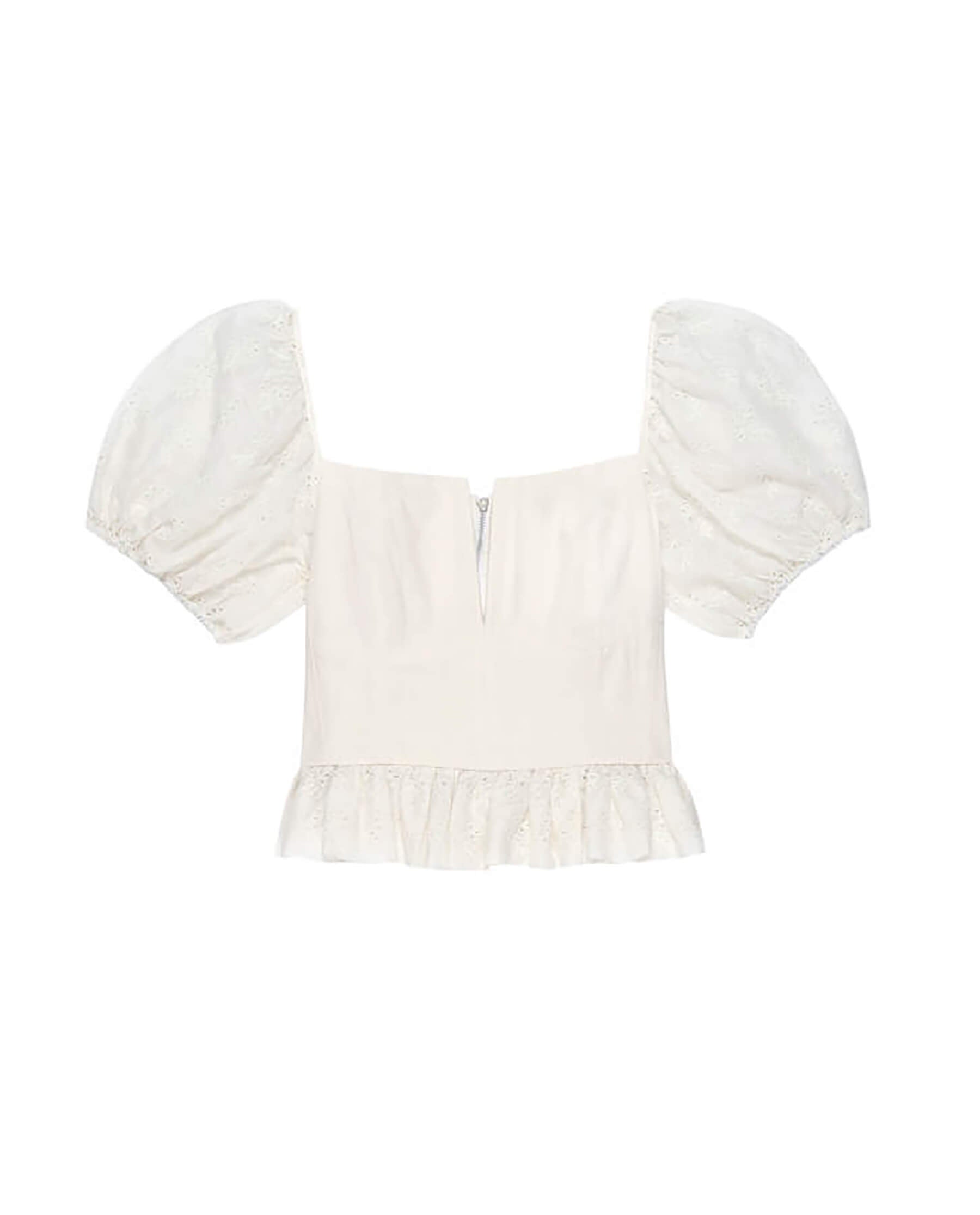 Blouse The Primrose Primrose Top Cream | Color: CREAM | Size: 2-M Refurbished - N/A (I could not find a well-known brand with this name refurbished available on Cerqular