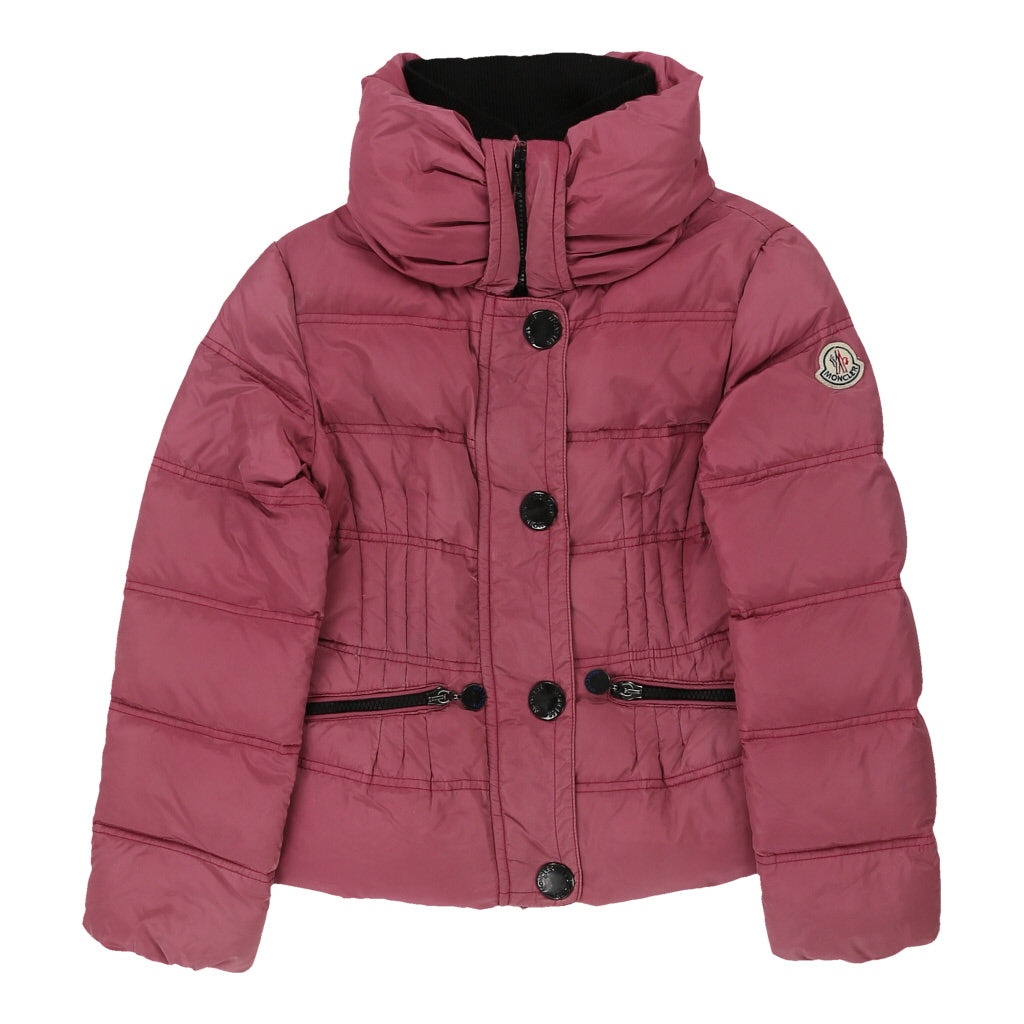10 Years Moncler Puffer - Small Pink Polyester | Size: small Refurbished - N/A (Preloved Designer is not a specific brand, it refurbished available on Cerqular
