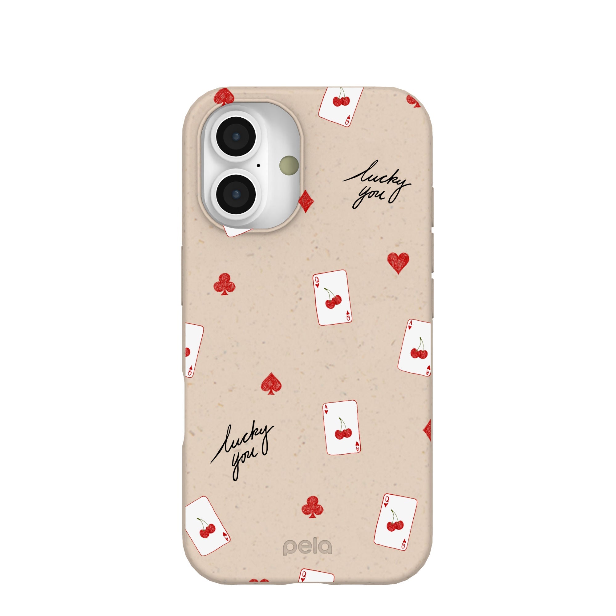 Seashell Lucky You iPhone 16 Case Refurbished - Pela Case refurbished available on Cerqular