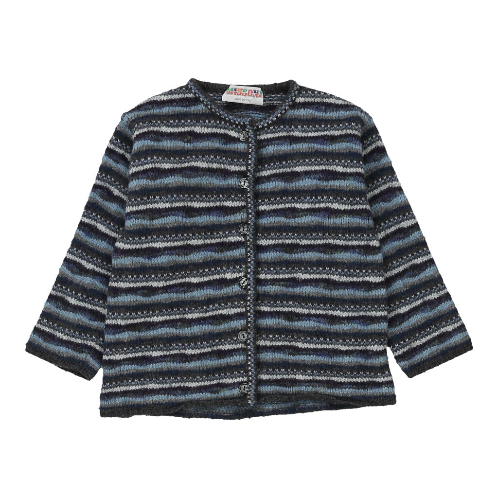 Buy 5 Years Missoni Striped Cardigan - XS Blue Wool Blend | Size: x-small Refurbished - $51.23 5 Years Missoni Striped Cardigan - XS Blue Wool Blend | Size: x-small Refurbished - N/A (Preloved Designer is not a specific brand, it refurbished available on Cerqular