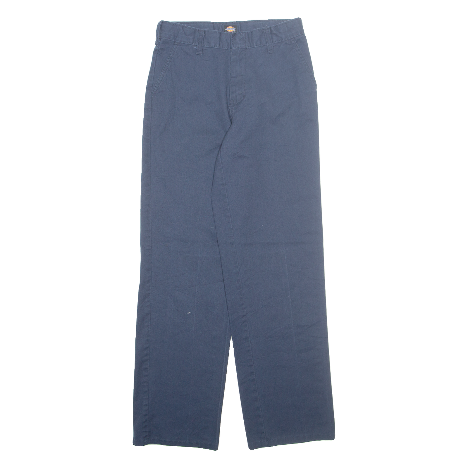 DICKIES Chino Mens Trousers Blue Regular Straight W24 L29 Refurbished - N/A refurbished available on Cerqular