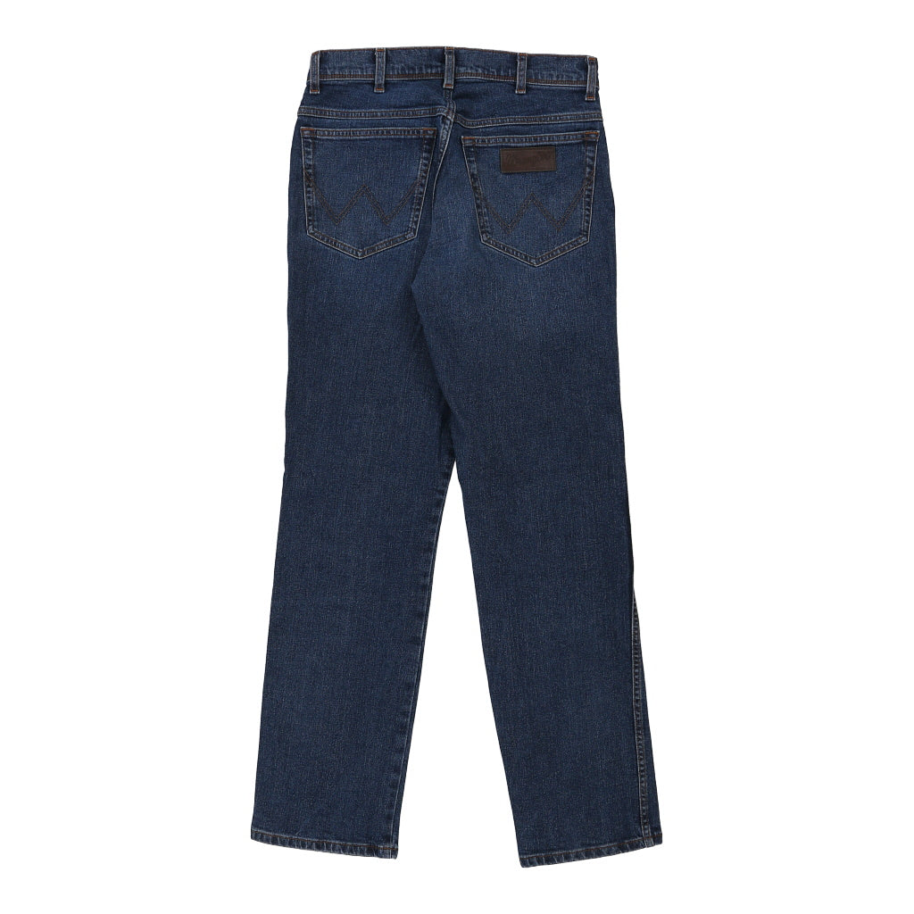 Wrangler Jeans - 30W UK 10 Dark Wash Cotton Refurbished - Thrifted (note: this is a term often used to describe second- refurbished available on Cerqular