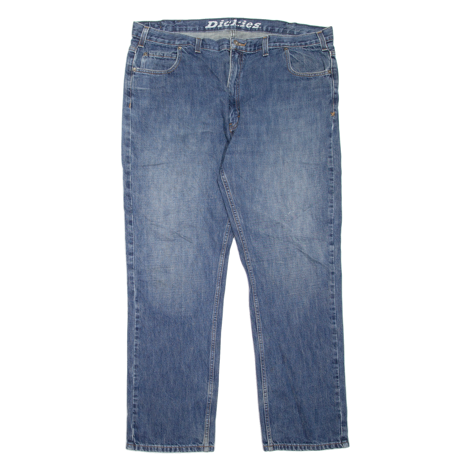 DICKIES Workwear Mens Jeans Blue Regular Straight Stone Wash W40 L31 Refurbished - N/A refurbished available on Cerqular