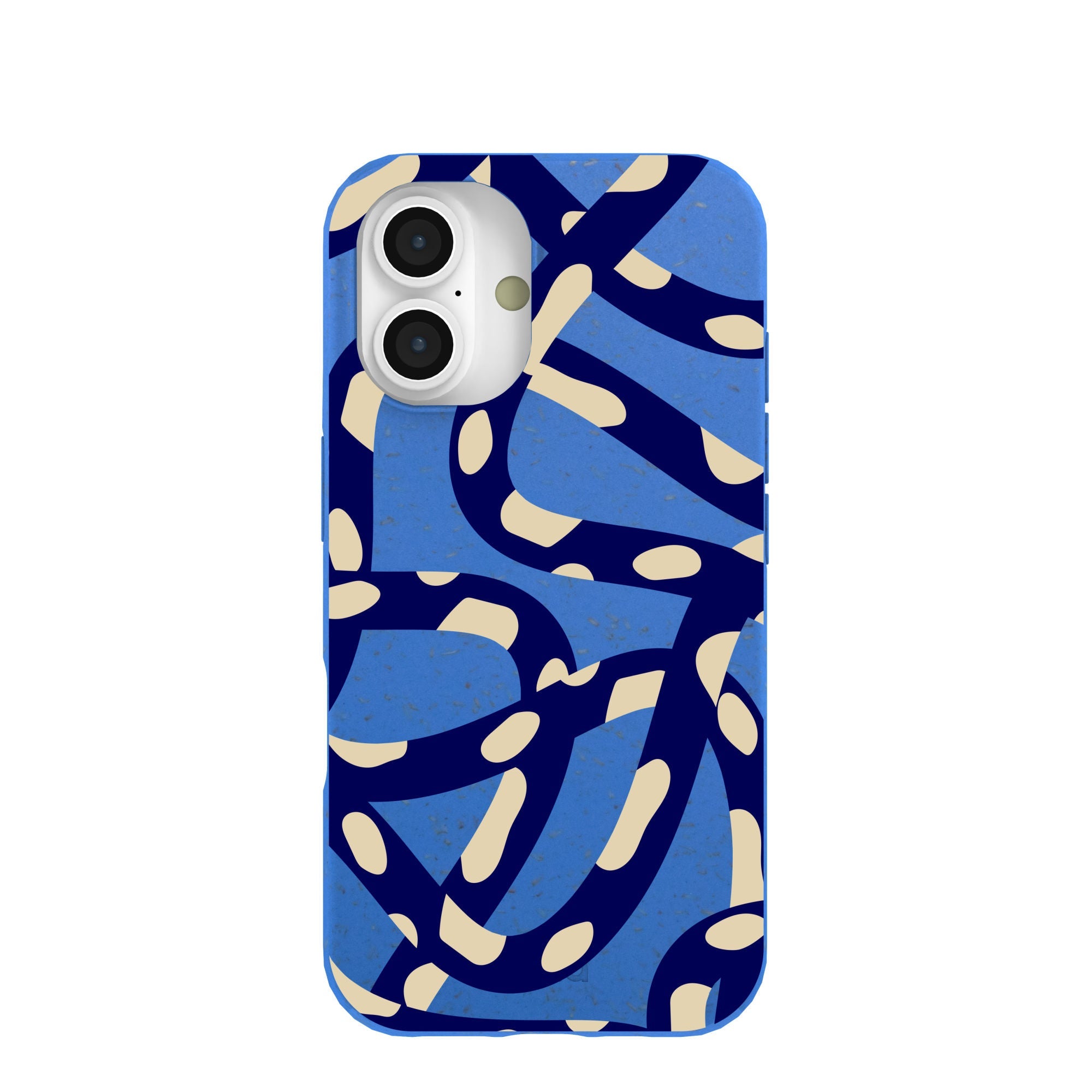 Electric Blue Noodles iPhone 16 Case Refurbished - Pela Case refurbished available on Cerqular