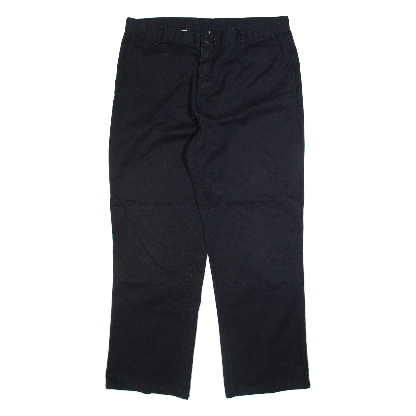 DICKIES Mens Trousers Black Regular Straight W38 L32 Refurbished - N/A refurbished available on Cerqular