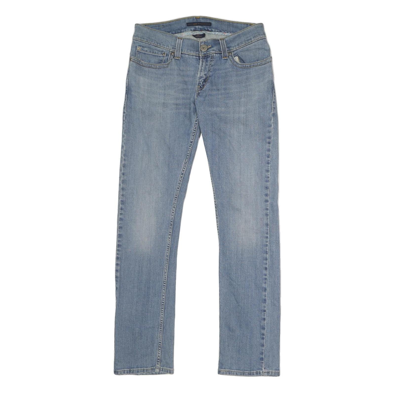 LEVI'S 542 Pencil Womens Jeans Blue Regular Slim Denim Light W30 L32 Stylish Refurbished - N/A refurbished available on Cerqular