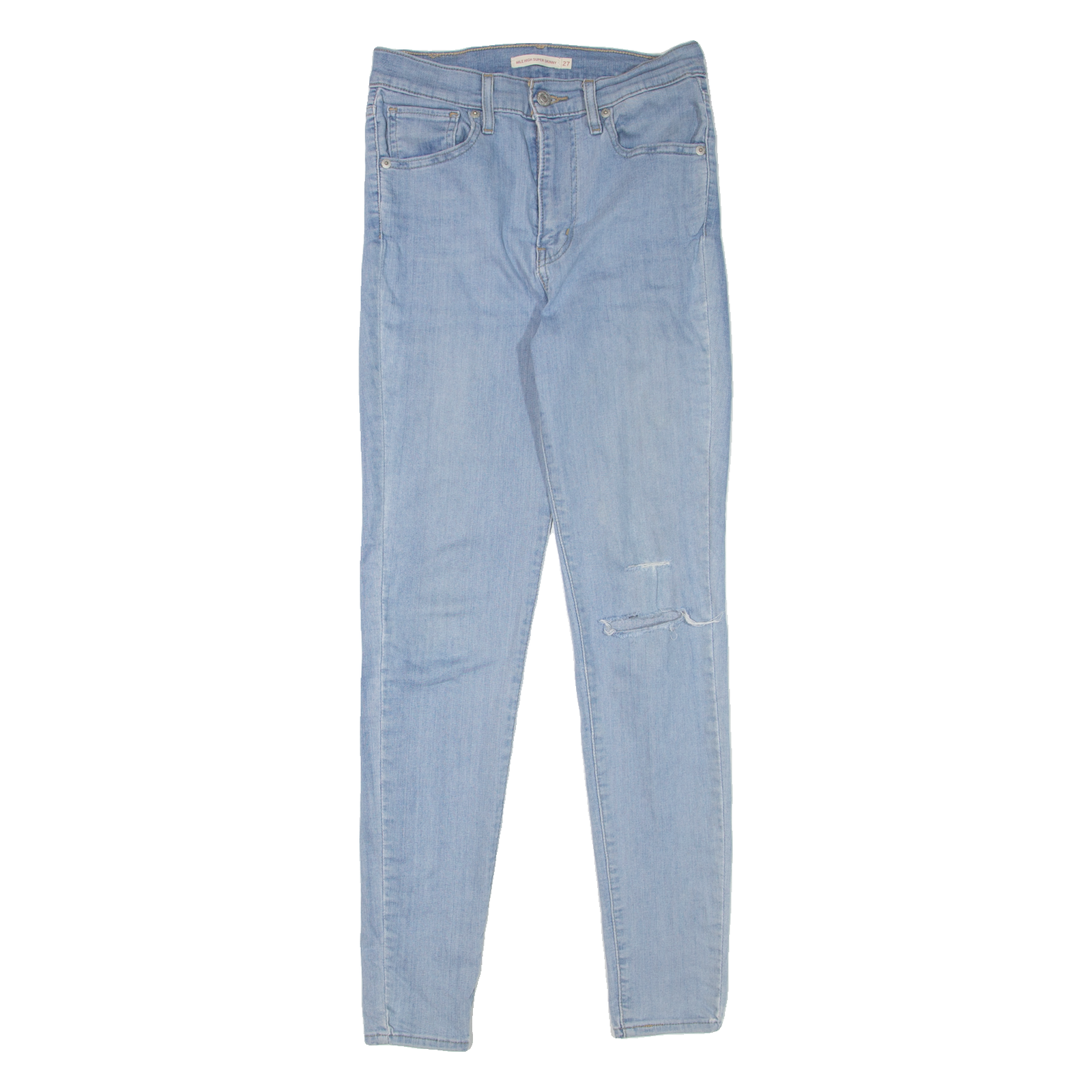 LEVI'S Mile High Womens Jeans Blue Slim Skinny W27 L30 Refurbished - N/A refurbished available on Cerqular