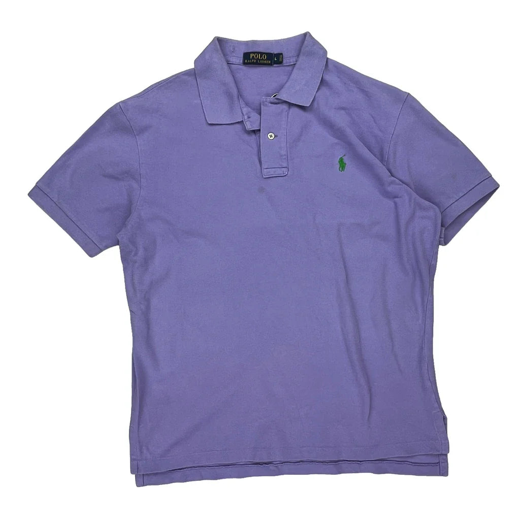 Buy Polo By Ralph Lauren Polo Shirt - Large Purple Cotton Refurbished - $26.79 Polo By Ralph Lauren Polo Shirt - Large Purple Cotton Refurbished - Thrifted (note: this is a term often used to describe second- refurbished available on Cerqular